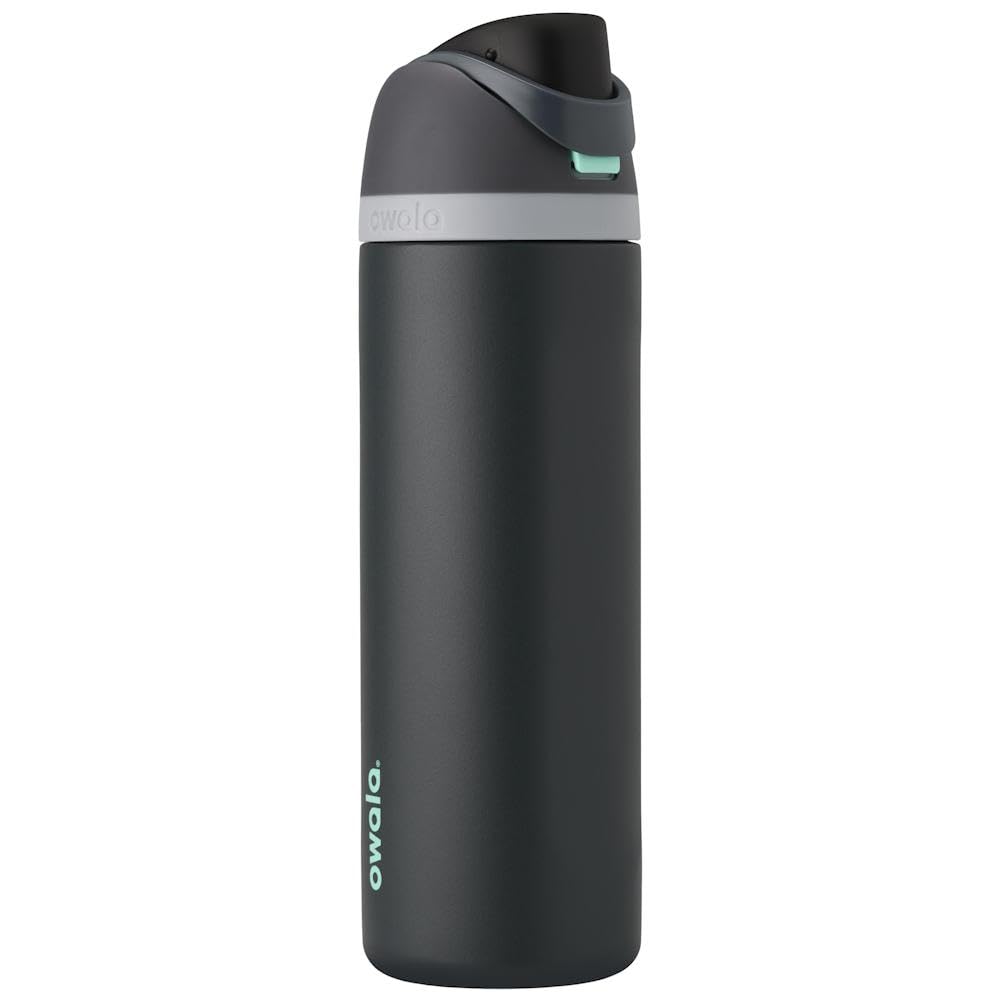 Owala FreeSip Insulated Stainless Steel Water Bottle with Straw, BPA-Free Sports Water Bottle, Great for Travel, 24 Oz, Camo Cool