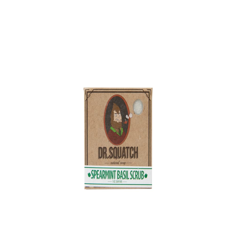 Dr. Squatch All Natural Bar Soap for Men with Zero Grit, Bay Rum