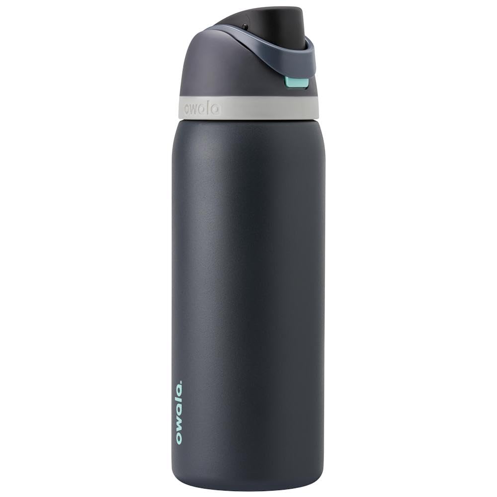 Owala FreeSip Insulated Stainless Steel Water Bottle with Straw, BPA-Free Sports Water Bottle, Great for Travel, 24 Oz, Camo Cool