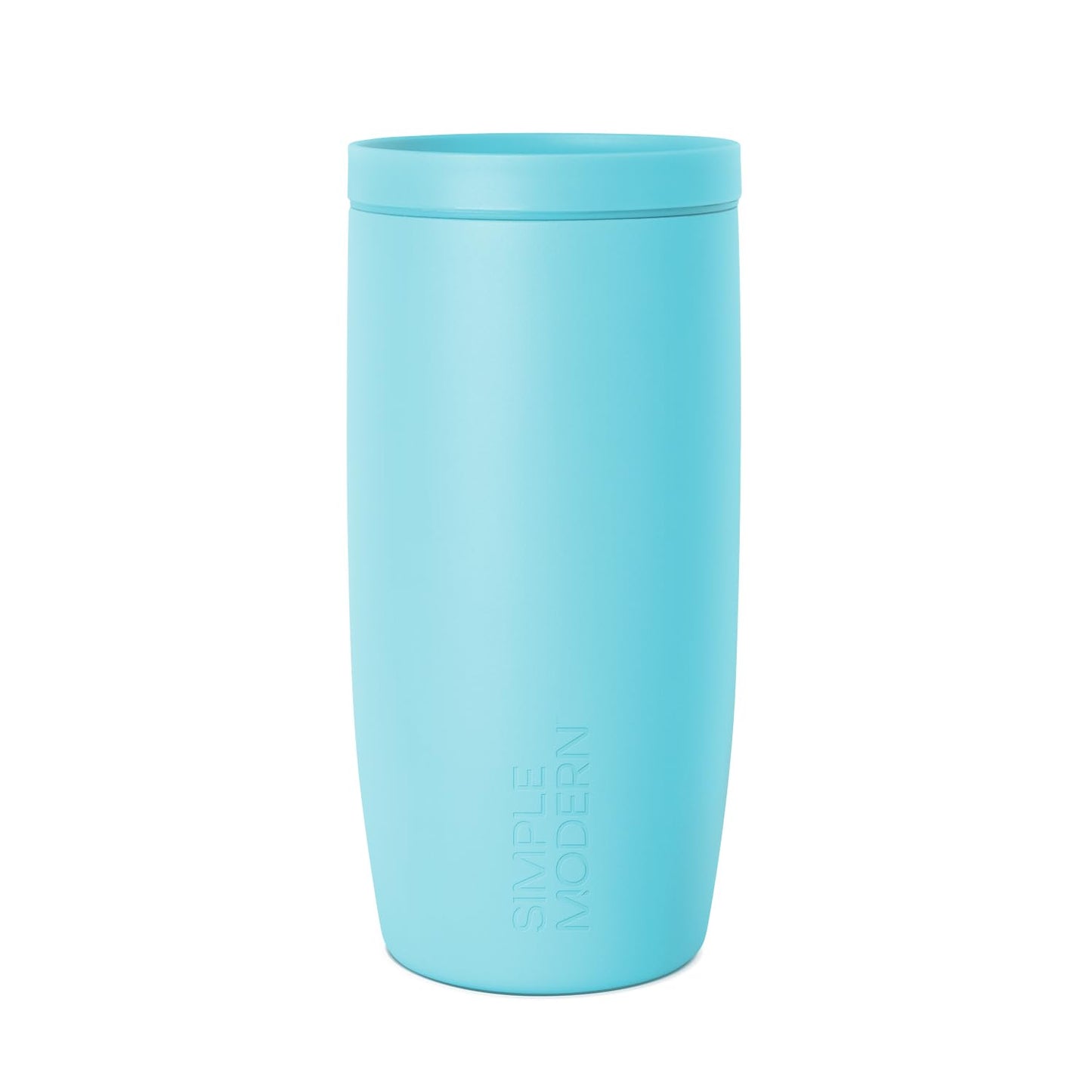 Simple Modern Travel Coffee Mug Tumbler with 360° Lid | Ceramic-Lined Insulated Stainless Steel Cold Brew Iced Coffee Cup Thermos | Gifts for Women Men Her Him | Voyager Signature | 16oz | Forest