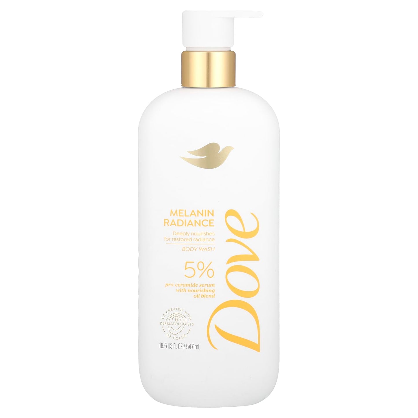 Dove Serum Body Wash Glow Recharge illuminates & Exfoliates skin with brightening Vitamin C Serum 18.5 Fl Oz
