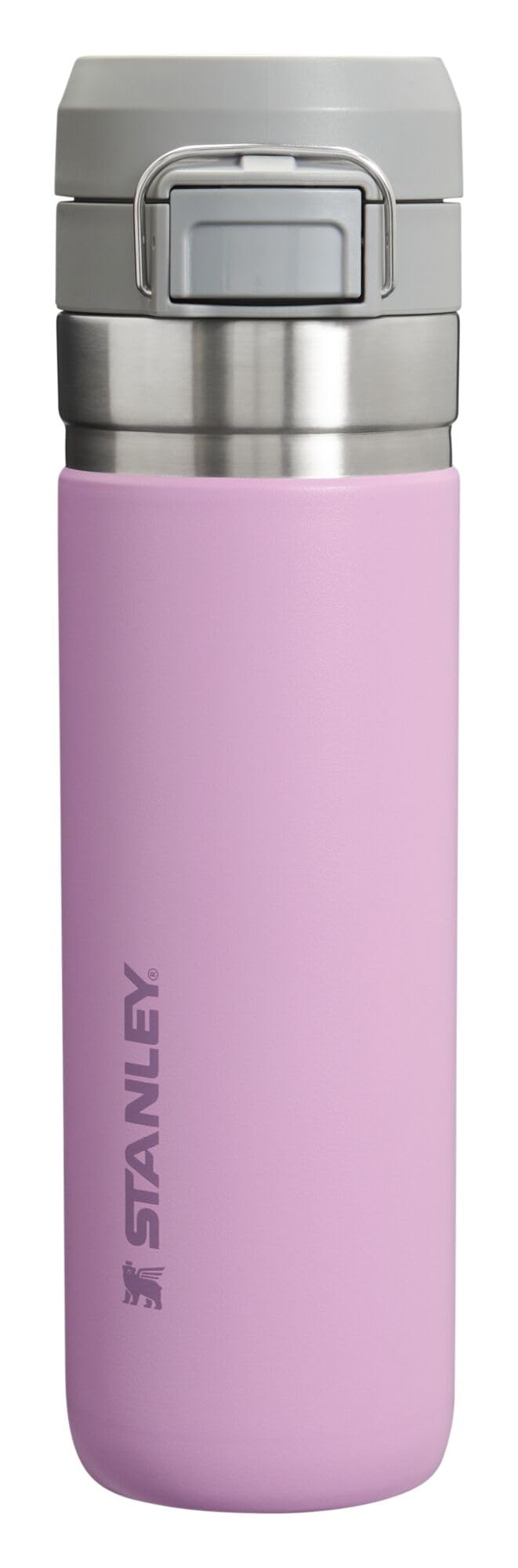 Stanley Quick Flip GO Water Bottle 36 oz | Push Button Lid | Leakproof and Packable for Travel and Sports | Insulated Stainless Steel | BPA-Free | Charcoal