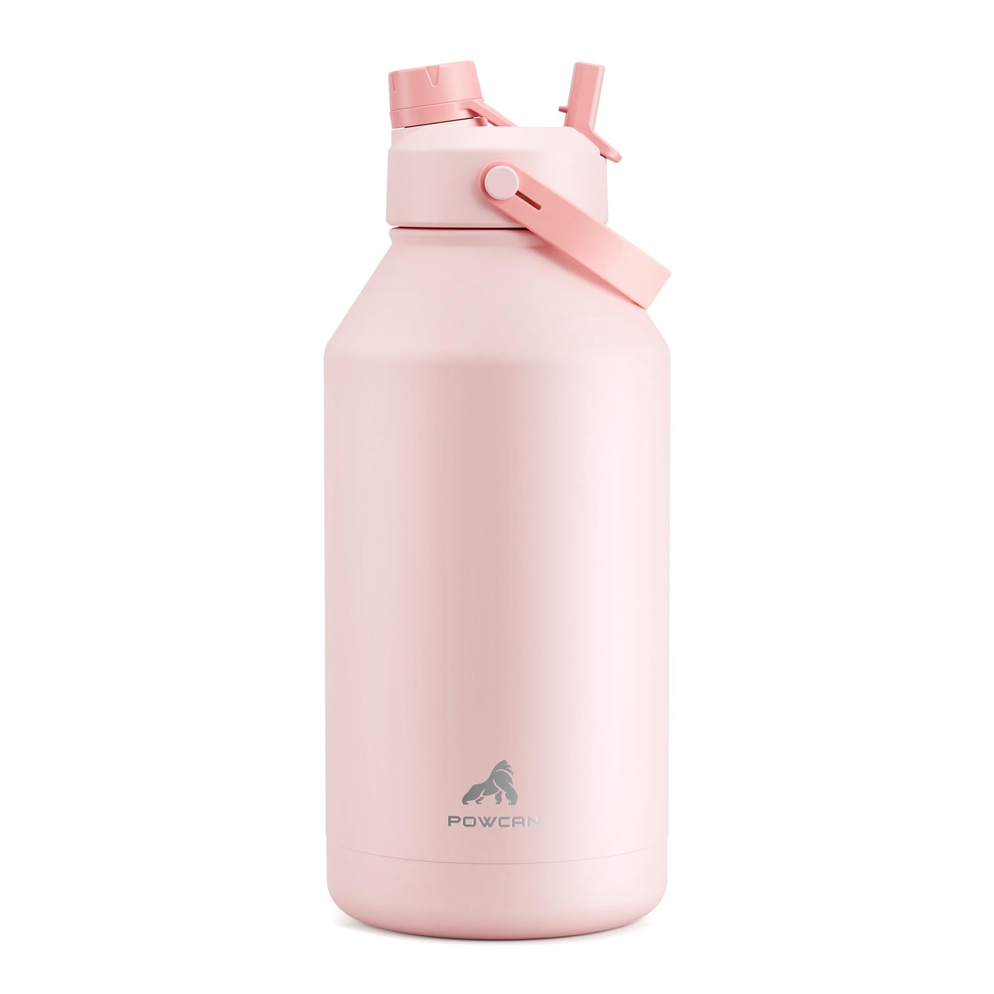26 oz Insulated Water Bottle with 2-in-1 Straw and Spout Lid, Keep Cold 24H, Leak-Proof, Fits in Car Cup Holder, Stainless Steel Water Bottle for Sports, Travel, and School (Cotton Candy)