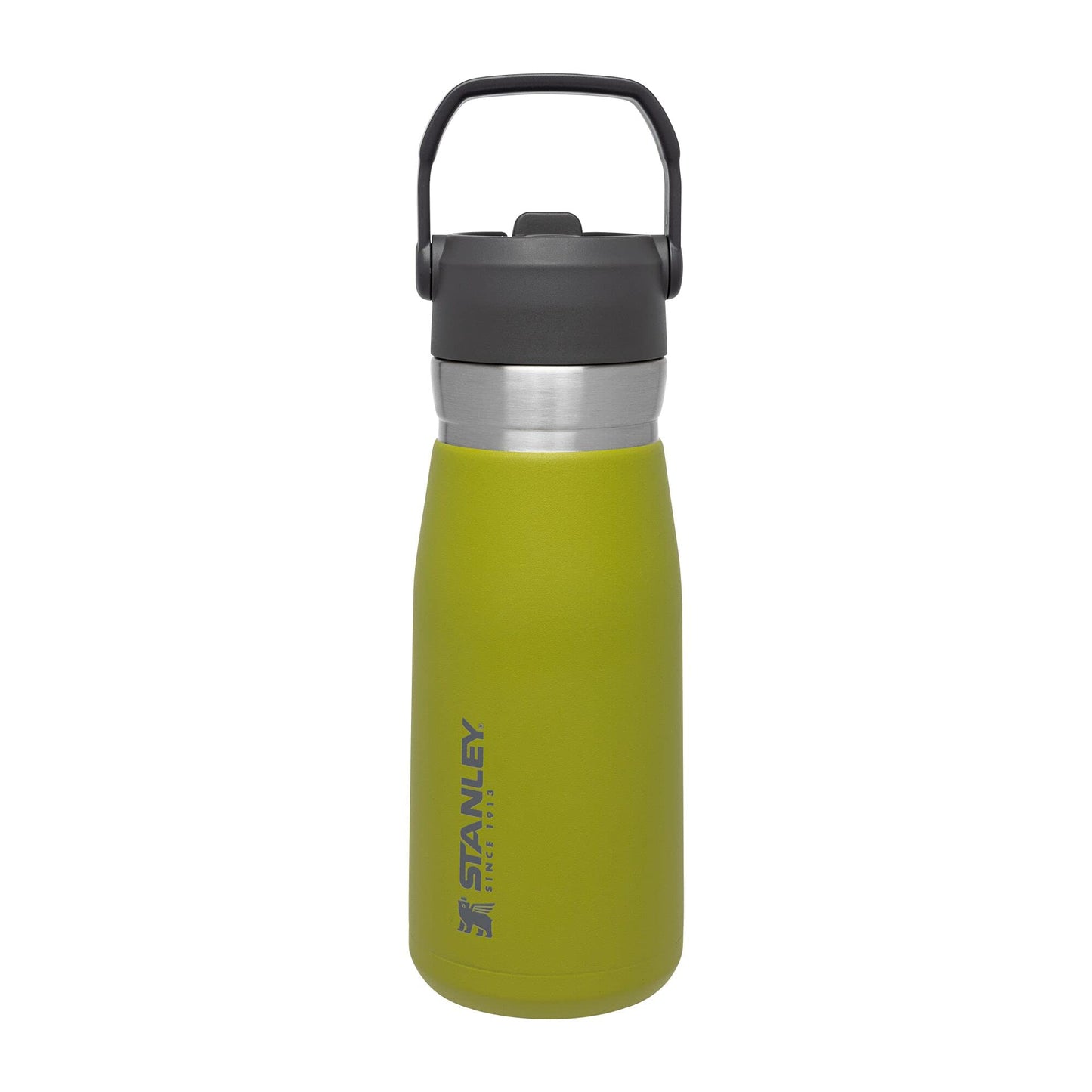 Stanley IceFlow Flip Straw Water Bottle 22 oz | Built-In Straw for Travel and Sports | Lightweight and Leak Resistant | Insulated Stainless Steel | BPA-Free | Polar