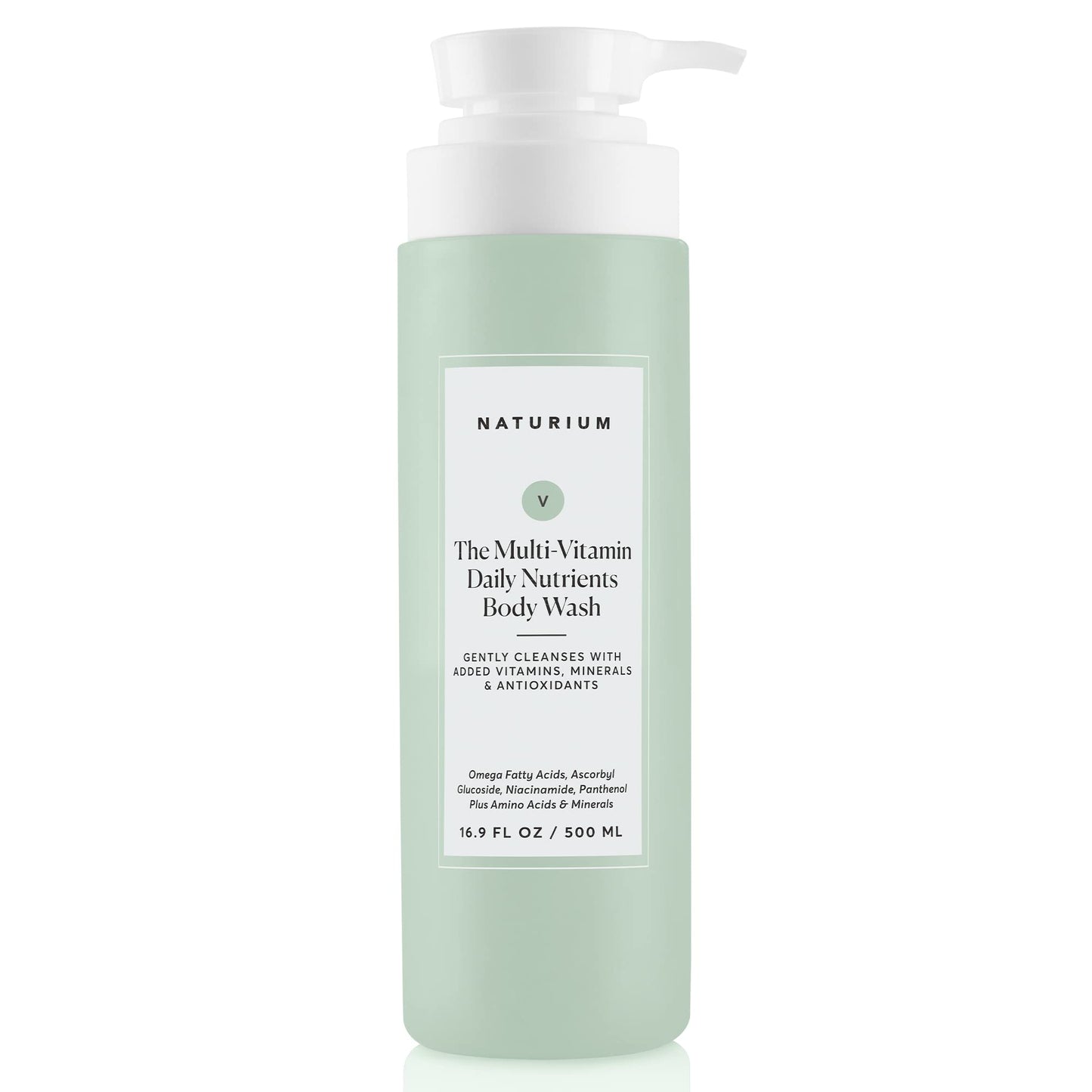 Naturium The Energizer Body Wash, Cooling & Refreshing Formula with Mandelic Acid, Deeply Cleanses & Neutralizes Body Odor, 16.9 oz