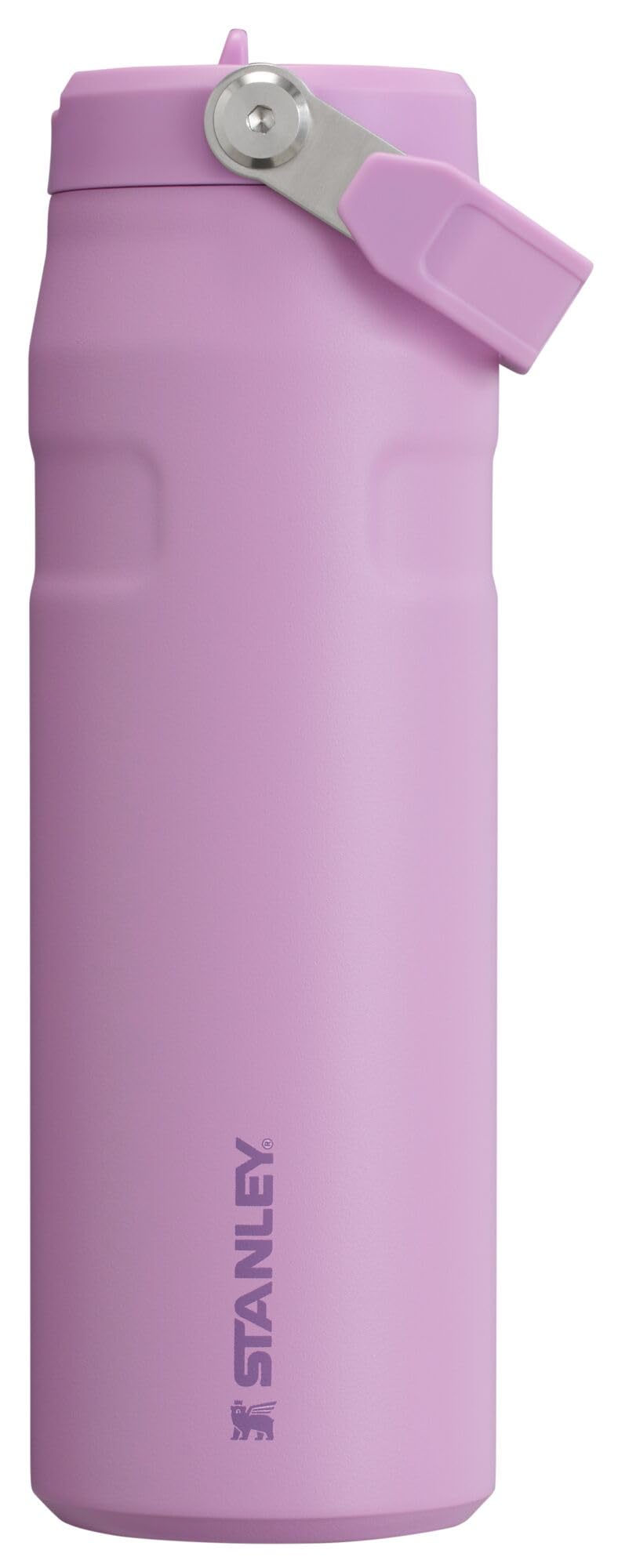 Stanley IceFlow Flip Straw 2.0 Water Bottle 24 oz | Built-In Straw for Travel and Sports | Lightweight and Leak Resistant | Insulated Stainless Steel | BPA-Free | Pink Mesa
