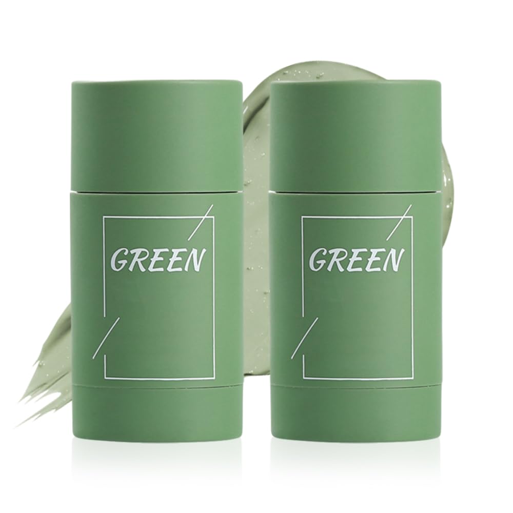 Green Tea Cleaning Paste, 2025 Upgrade Blackhead Remover Mask Green Tea Clay Stick for Face, Green Clay Mask Moisturizing Skin for Men and Women of All Skin Types (1Pcs)