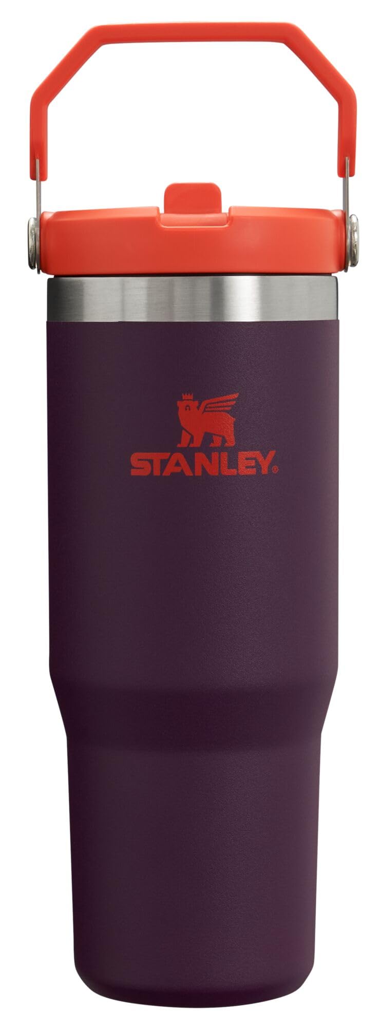 Stanley IceFlow 2.0 Flip Straw Tumbler with Handle 30 oz | Twist On Lid and Flip Up Straw | Leakproof Water Bottle | Insulated Stainless Steel | BPA-Free | Prickly Pear