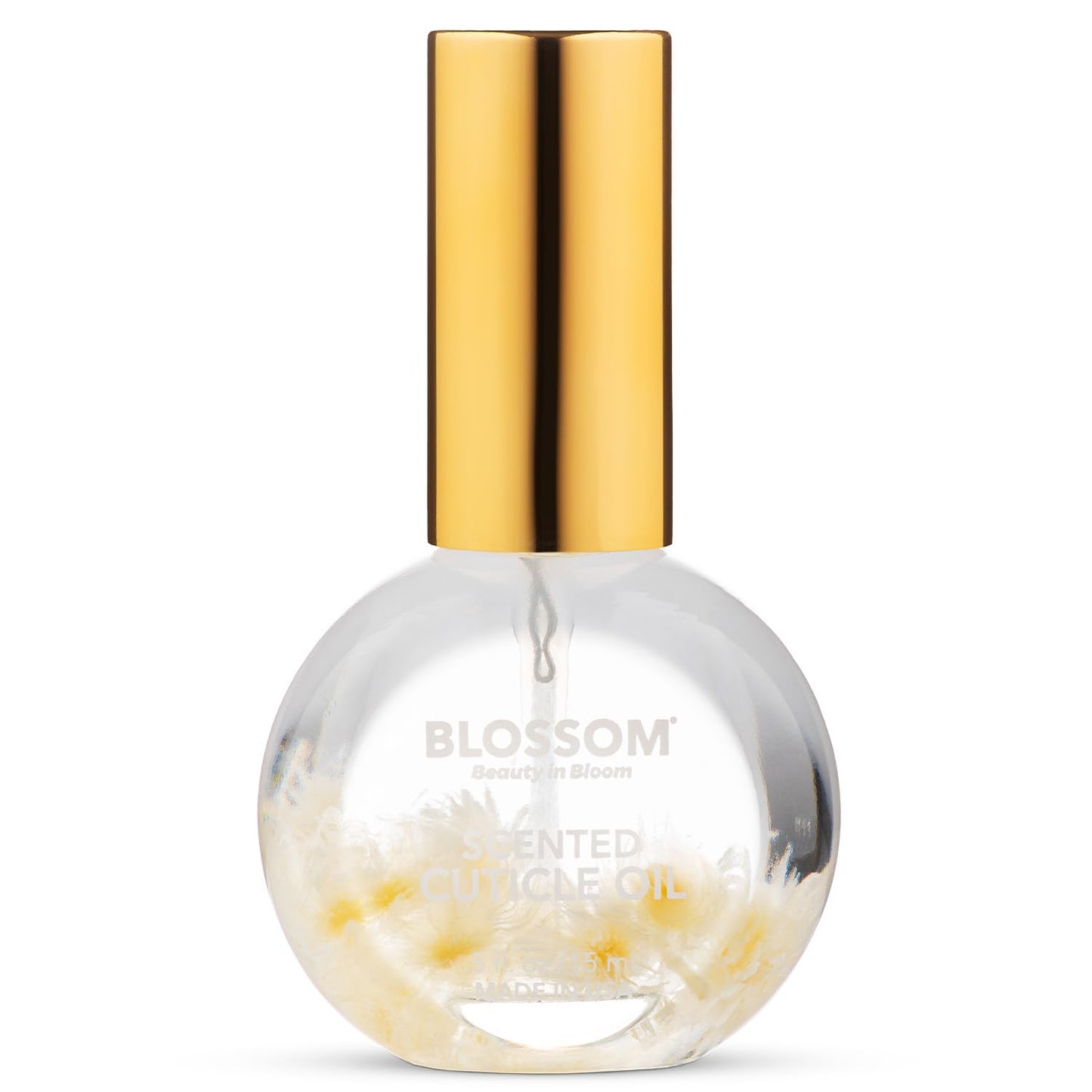 Blossom Cuticle Oil for Nails, Hydrating, Moisturizing, Scented Nail Oil Cuticle Care, Infused with Real Flowers, Made in USA, 0.5 fl. oz, Rose