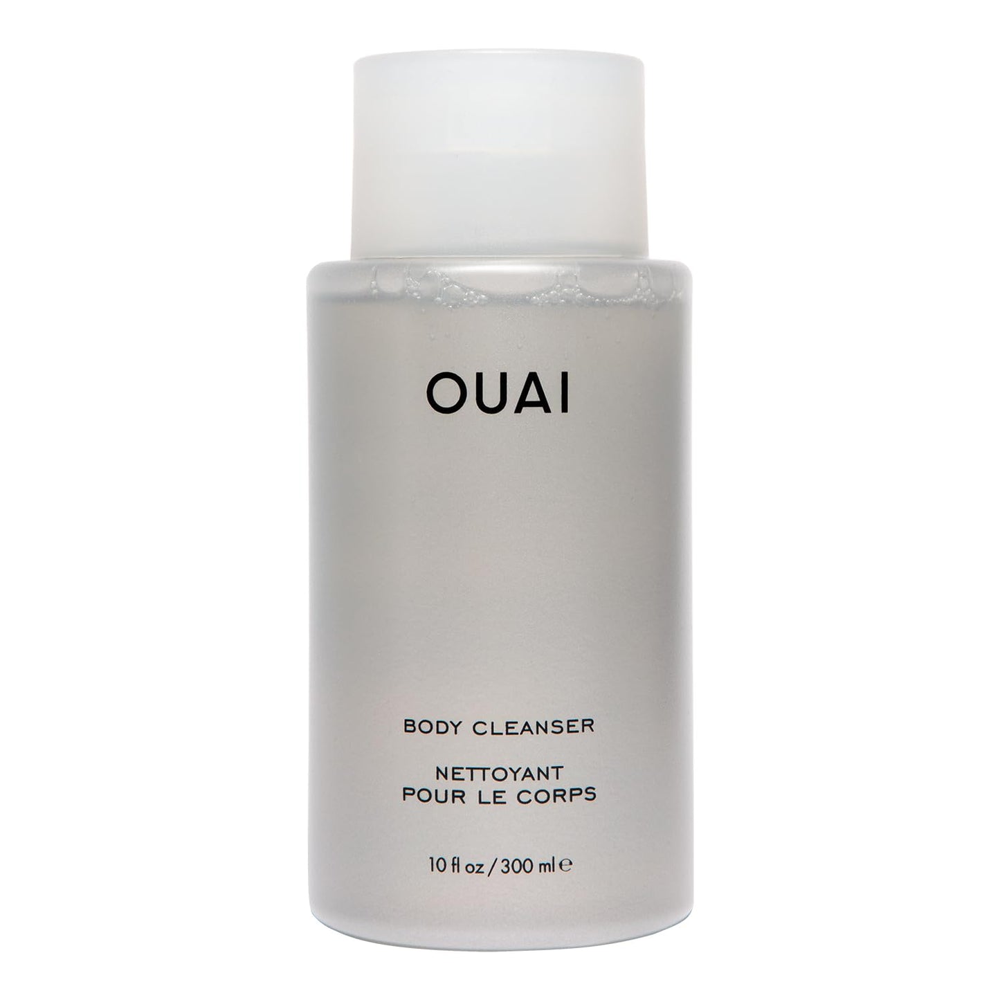 OUAI Body Cleanser, St. Barts Travel Size - Foaming Body Wash with Jojoba Oil & Rosehip Oil to Hydrate, Balance & Soften Skin - Paraben, Phthalate & Sulfate Free Skin Care Products (3 fl oz)