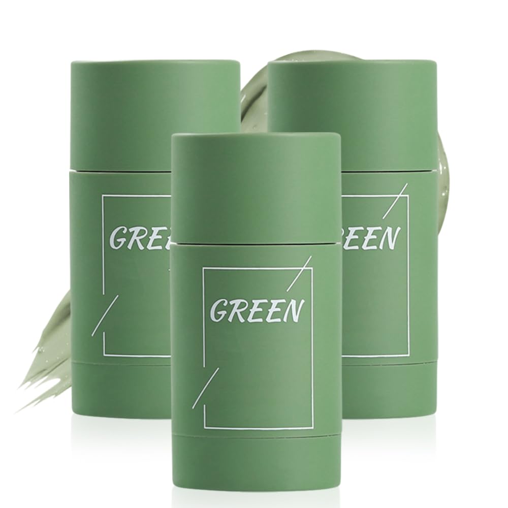 Green Tea Cleaning Paste, 2025 Upgrade Blackhead Remover Mask Green Tea Clay Stick for Face, Green Clay Mask Moisturizing Skin for Men and Women of All Skin Types (1Pcs)