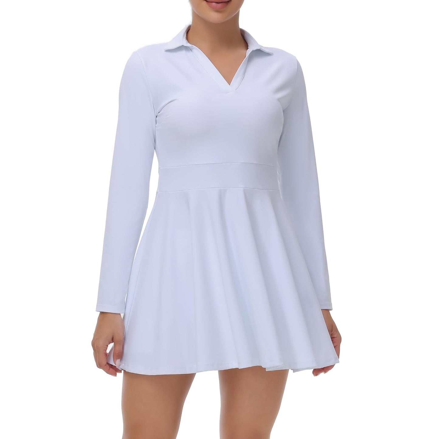 Cute Golf Tennis Dress Workout Athletic Dresses for Women with Shorts Pockets 2 Piece Sets Outfits Summer Clothes
