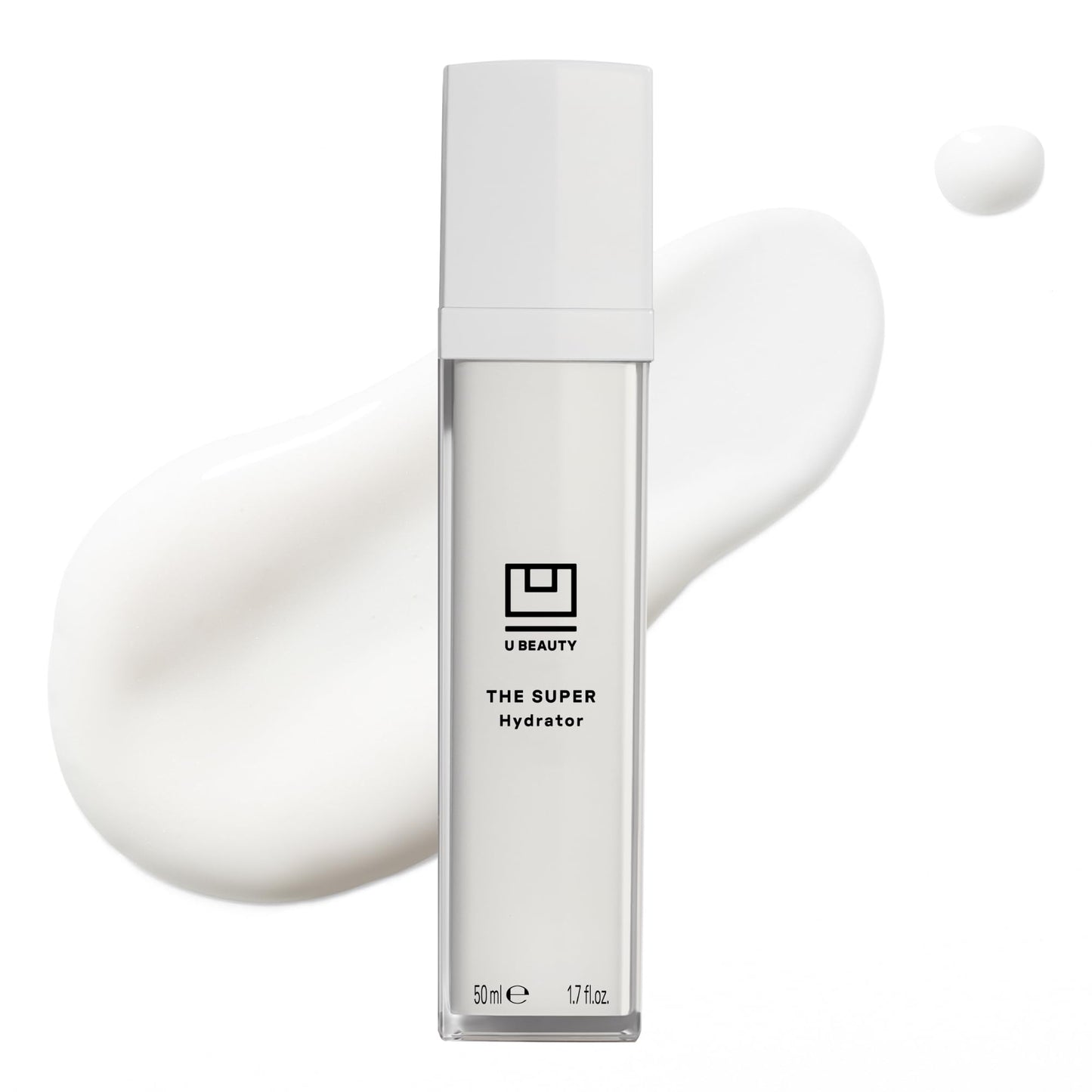 U Beauty The SUPER Hydrator - Mega-Dose Skin Hydrator and Hyaluronic Acid Moisturizing Cream with Peptides and Grapeseed Oil for Supple, Smooth, and Softer-Looking Skin For Up To 48 Hours - 0.5 fl oz