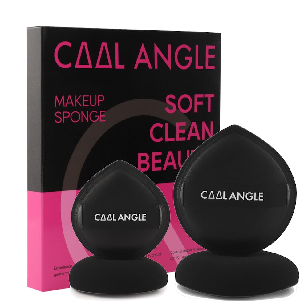 5Pcs Makeup Sponge For Foundation Concealer And Powder, Latex Free Blender Sponge For Natural And Easy Makeup Soft Long-lasting And Beginner-friendly, Green, Medium