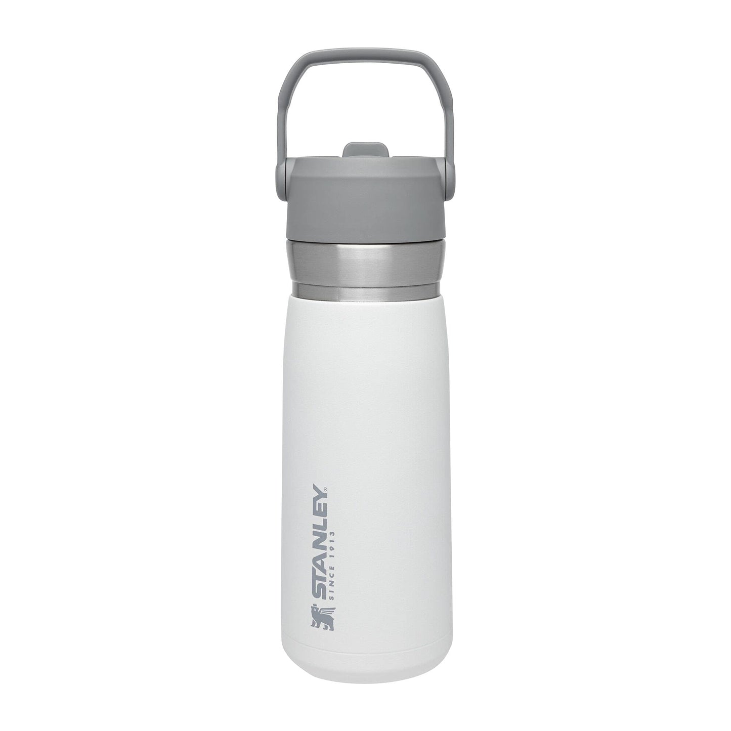 Stanley IceFlow Flip Straw Water Bottle 22 oz | Built-In Straw for Travel and Sports | Lightweight and Leak Resistant | Insulated Stainless Steel | BPA-Free | Polar