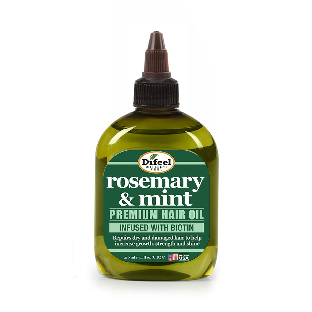 Difeel 99% Natural Premium Hair Oil - Caffeine & Castor Fastest Hair Growth, 8 oz.