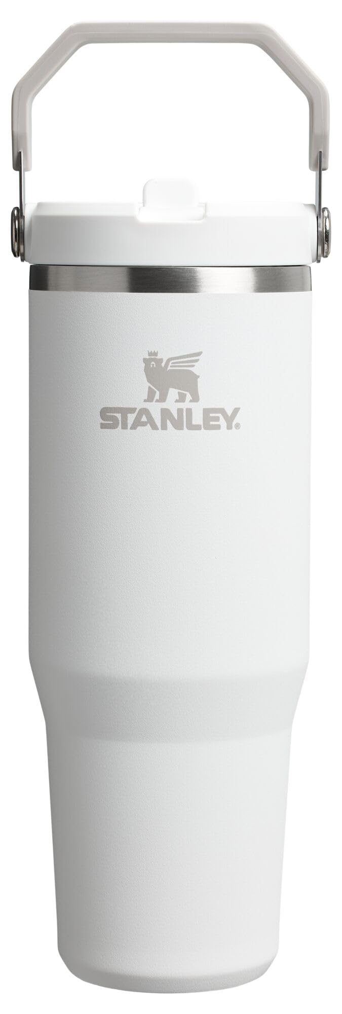 Stanley IceFlow 2.0 Flip Straw Tumbler with Handle 30 oz | Twist On Lid and Flip Up Straw | Leakproof Water Bottle | Insulated Stainless Steel | BPA-Free | Prickly Pear
