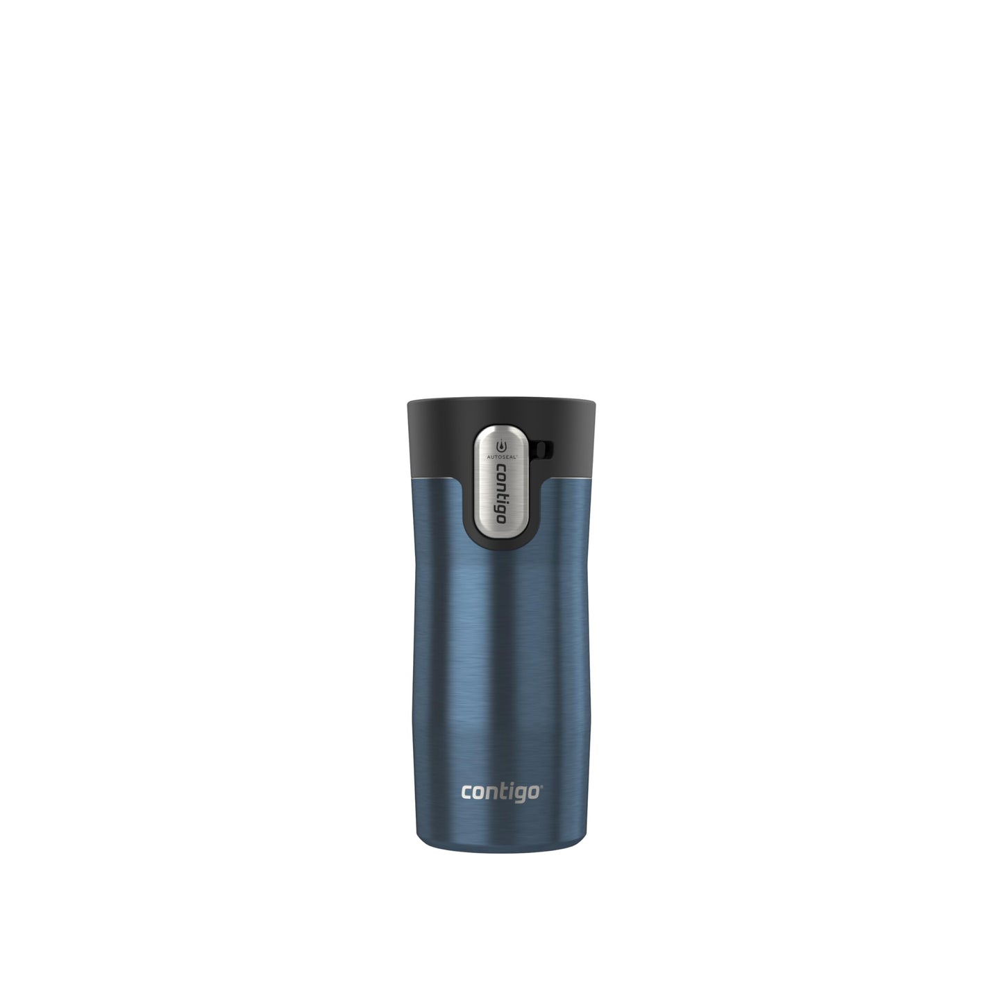 Contigo West Loop Stainless Steel Travel Mug with AUTOSEAL Lid, 16oz., Stainless Steel/Black