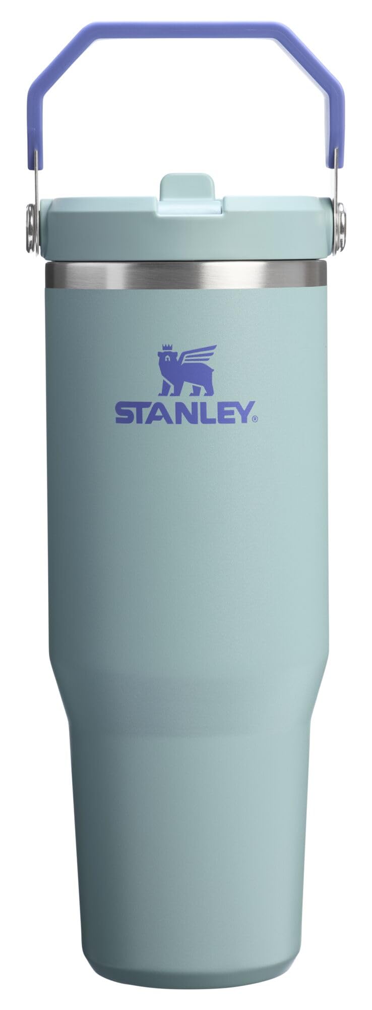 Stanley IceFlow 2.0 Flip Straw Tumbler with Handle 30 oz | Twist On Lid and Flip Up Straw | Leakproof Water Bottle | Insulated Stainless Steel | BPA-Free | Prickly Pear