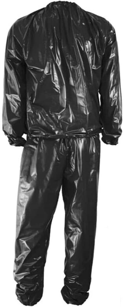 Heavy Duty Sauna Suit Men Women Weight Loss Exercise Slimming Gym Fitness Workout Anti-Rip Sweat Suit