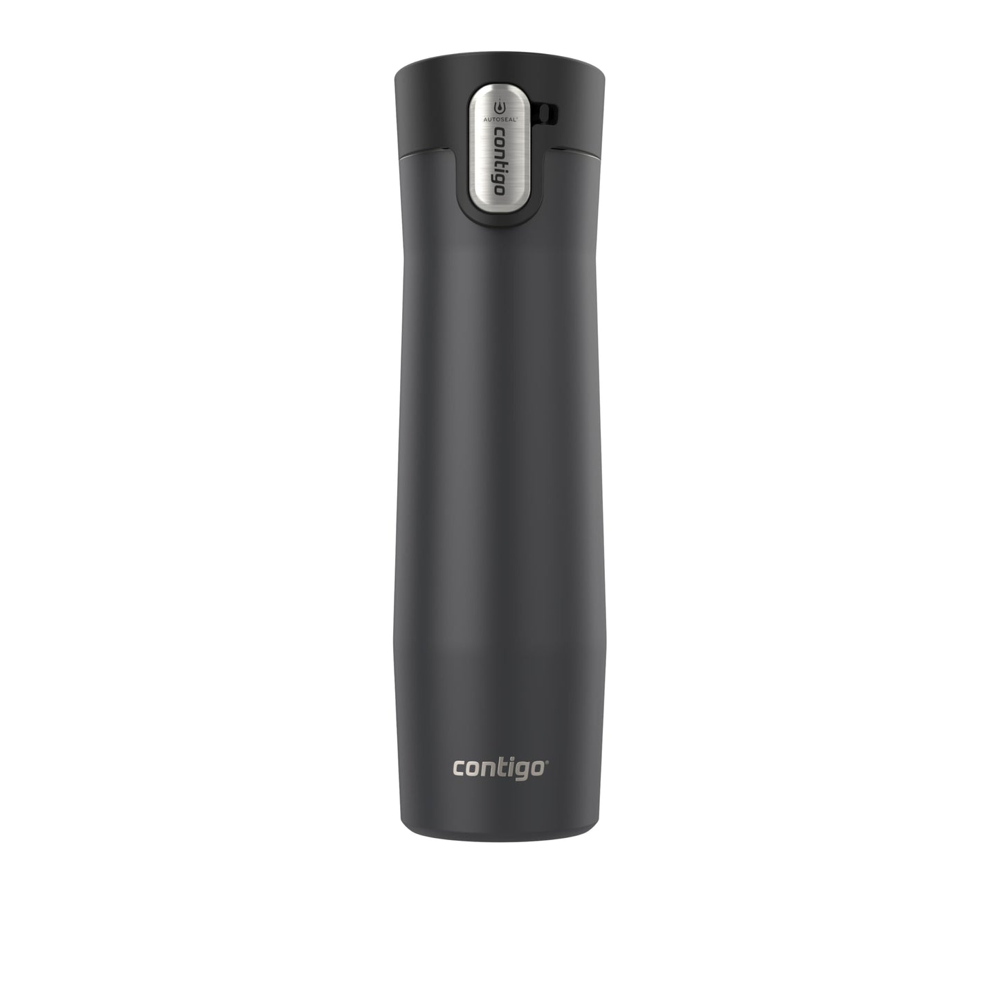 Contigo West Loop Stainless Steel Travel Mug with AUTOSEAL Lid, 16oz., Stainless Steel/Black
