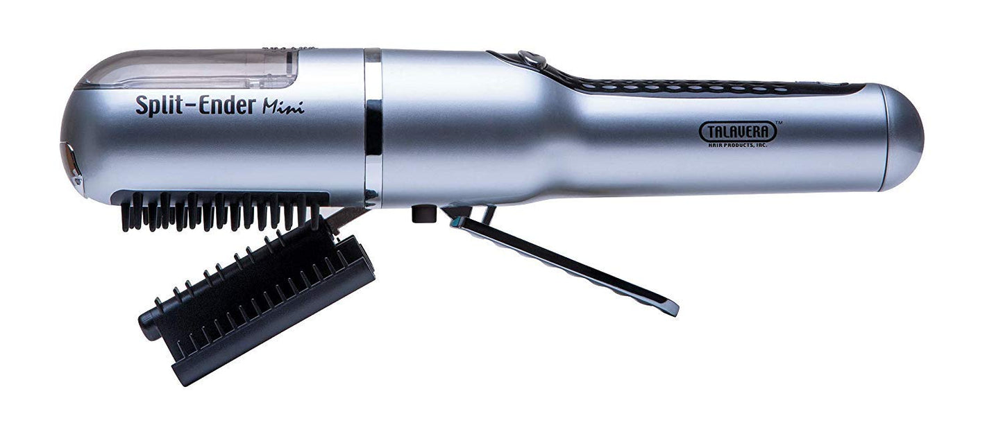 Split Ender Mini – Original Cordless Split End Hair Trimmer for Dry, Damaged, Brittle, Broken, Curly, Frizzy, or Straight Hair – Battery Operated (3 AAA) – at Home Hair Care & Styling Tool – Pink