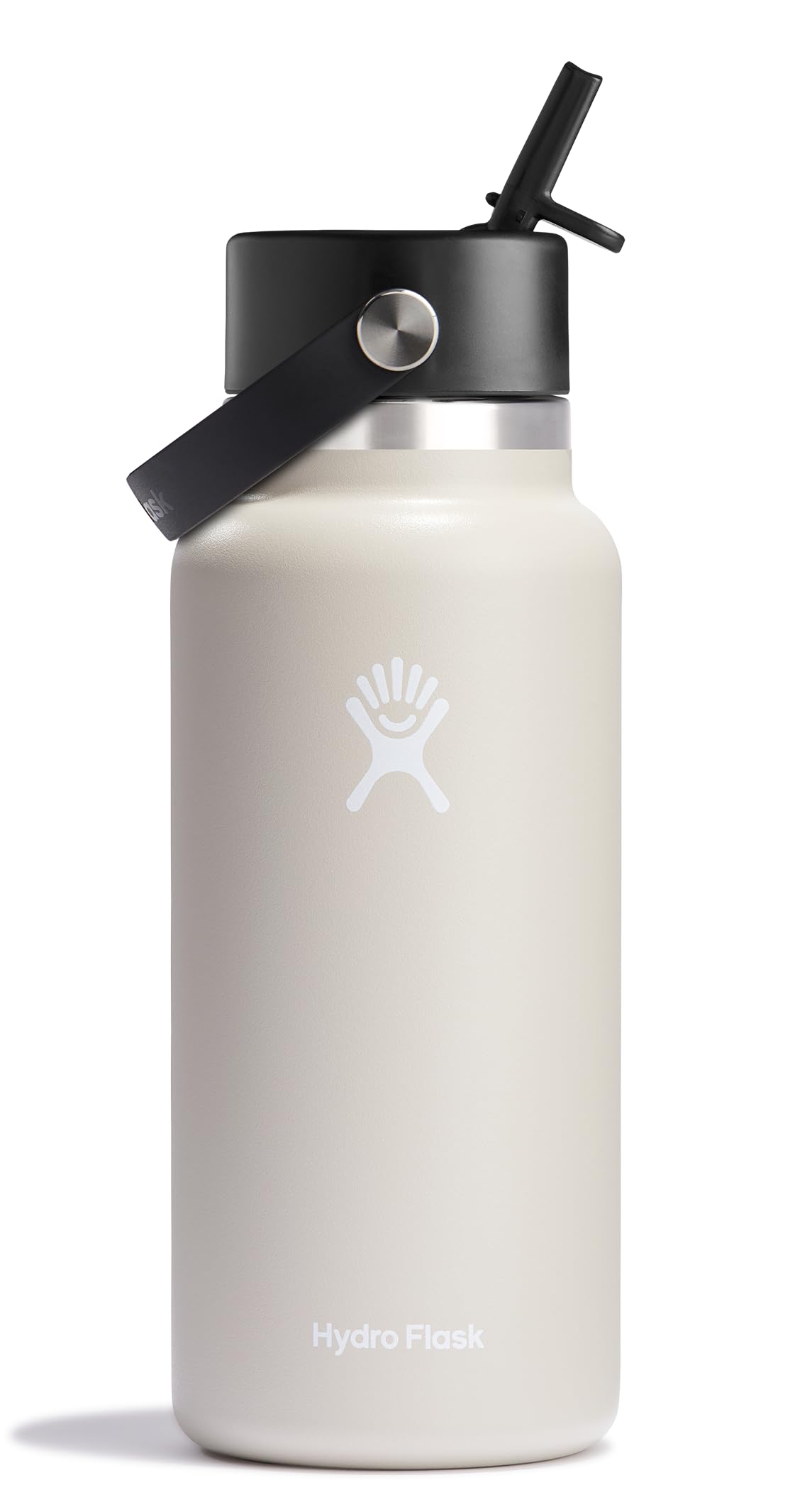 Hydro Flask 32 Oz Wide Flex Straw Cap Bottle - Insulated Stainless Steel - Wide Straw Lid, Non Spill, Leakproof in Jelly Pink