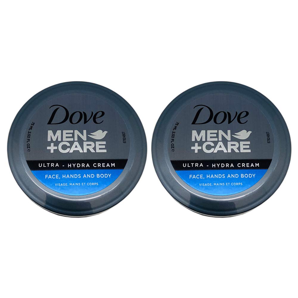 Dove Men+Care Ultra Hydra Cream, Face, Hands and Body care, All Skin Types, 5.07 Oz