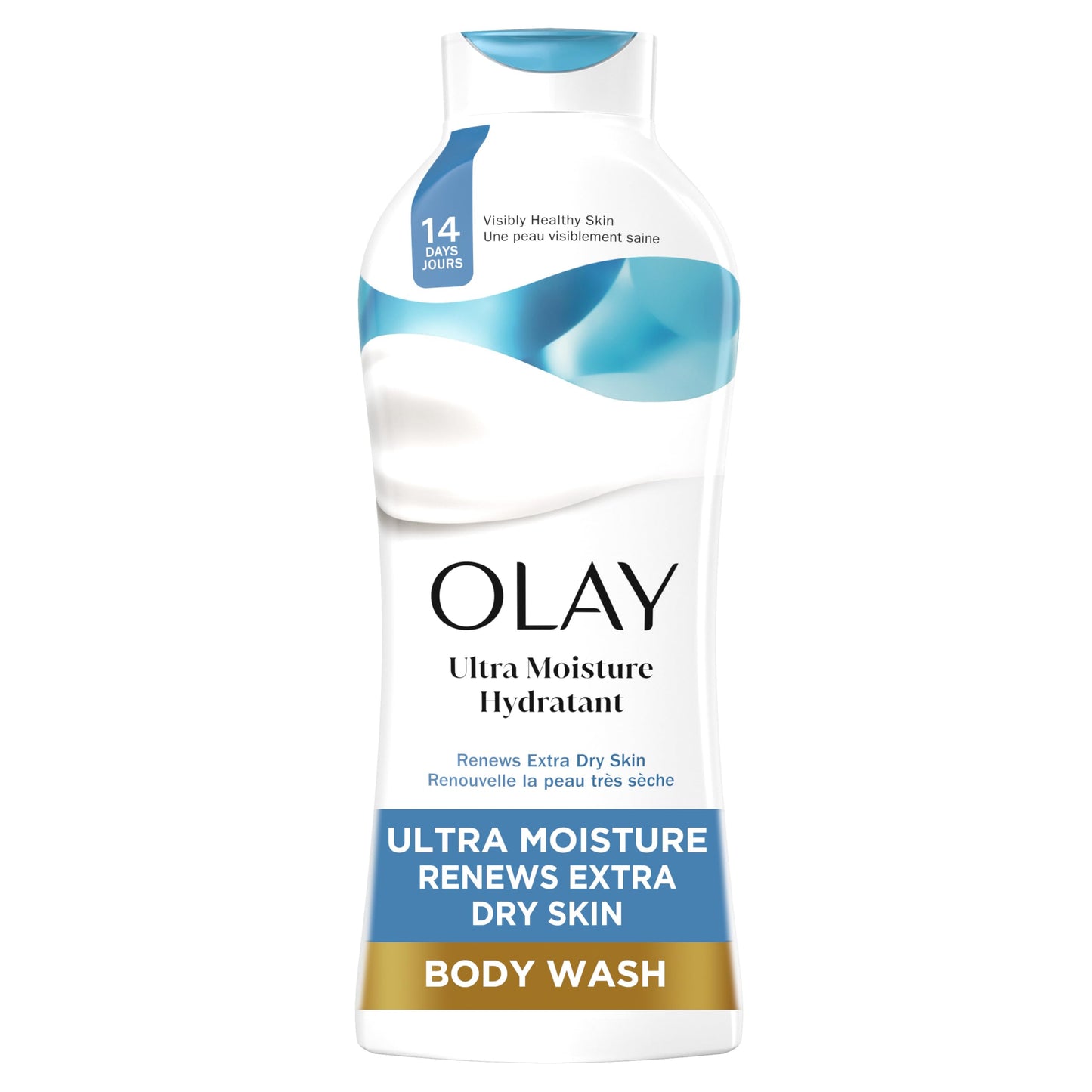 Olay Body Wash for Women, Ultra Moisture, 24hr Moisturizing, Hydrating & Refreshing, B3 Vitamin Complex, Free of Parabens & Phthalates, For All Skin Types, Shea Butter Scent, 22 fl oz