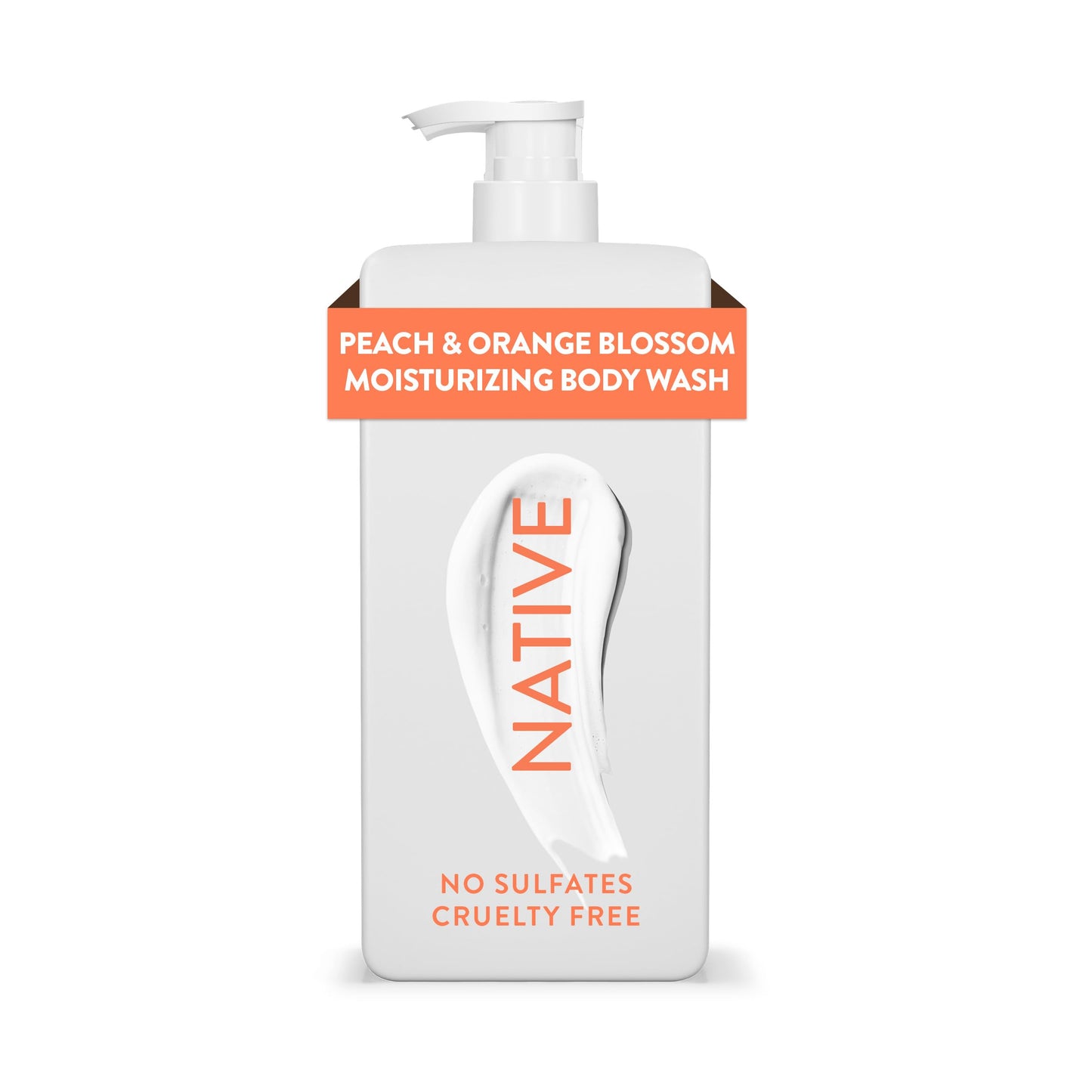 Native Moisturizing Body Wash Contains Naturally Derived Ingredients | for Women & Men, Sulfate, Paraben, & Dye Free Leaving Skin Soft & Hydrated | Cocoa Butter & Vanilla 18 oz