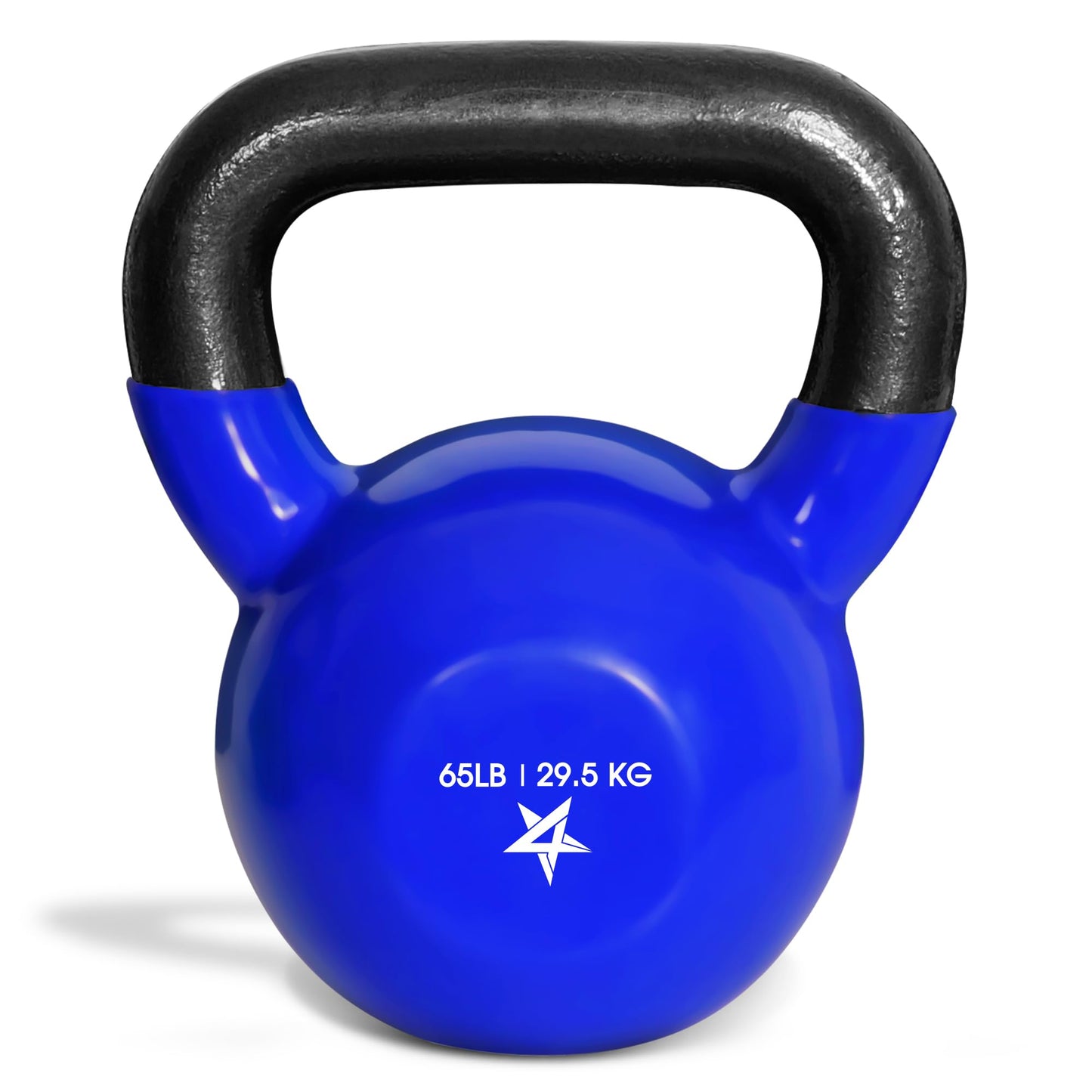 Yes4All 5-100 LB Kettlebells Vinyl Coated Cast Iron for Dumbbell Weights Exercises, Gym, Fitness, Full Body Workout Equipment Push up, Grip and Strength Training