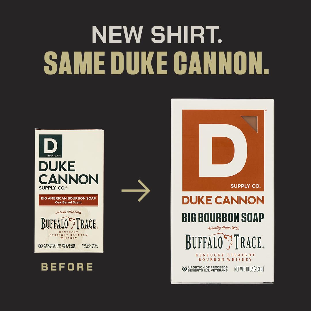 Duke Cannon Supply Co. Big Brick of Soap Bar for Men, Variety Pack (Bourbon, Sawtooth, Midnight Swim, Naval Diplomacy, High Country & Gun Smoke) - All Skin Types, 10 oz. (6 Pack)