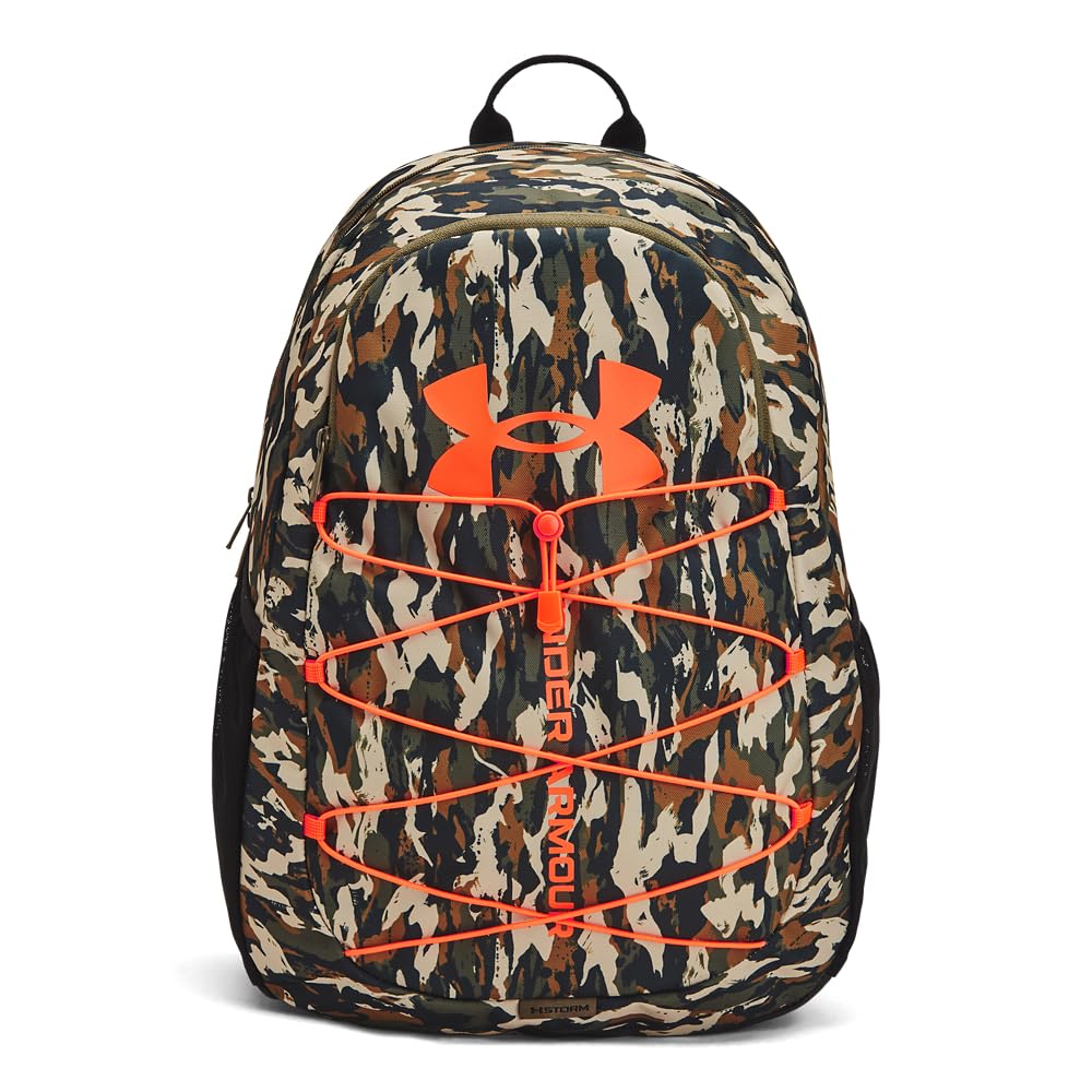 Under Armour Unisex-Adult Hustle Sport Backpack , Black (001)/Silver , One Size Fits All