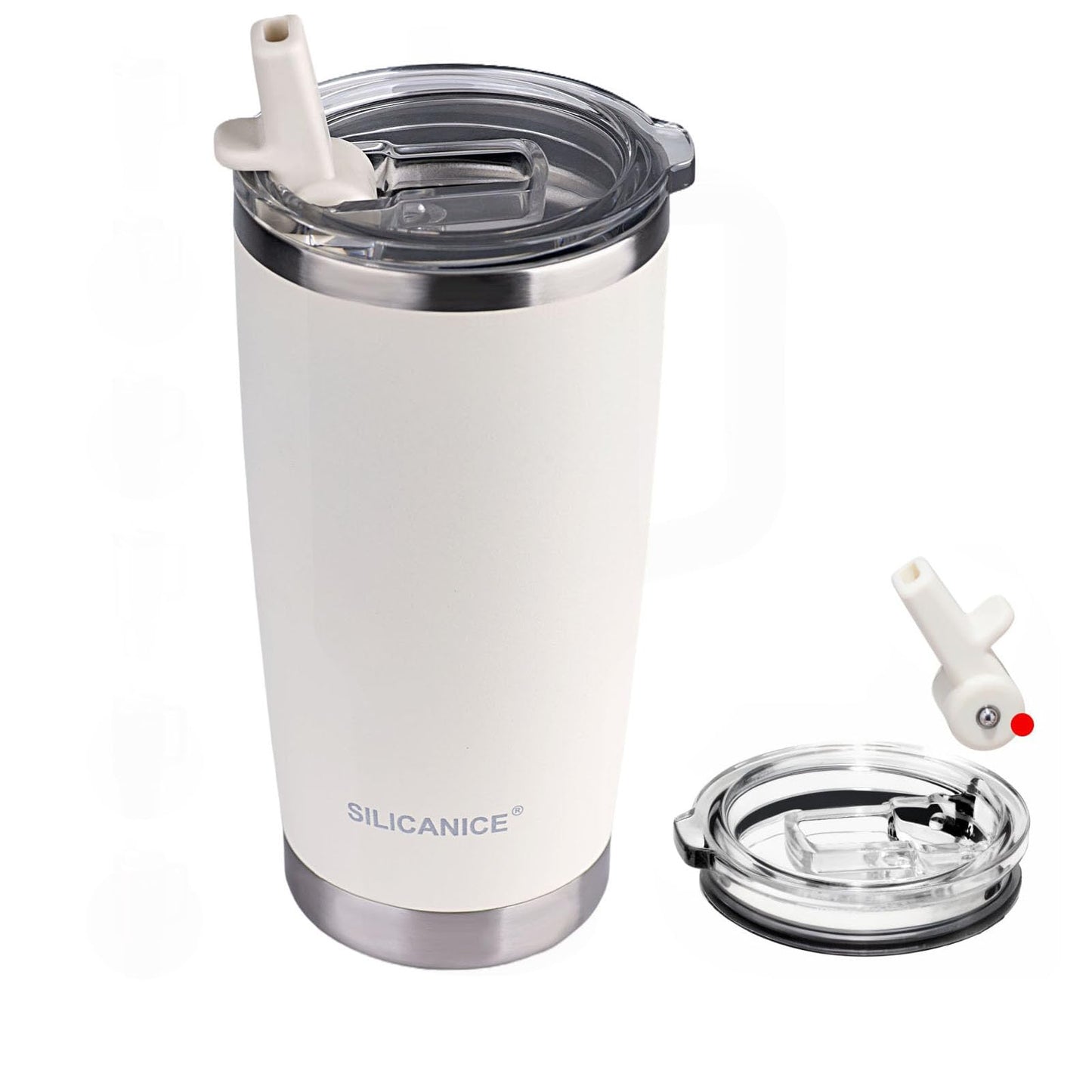 Black 20 oz Stainless Steel Double Wall Vacuum Insulated Tumbler with Lid - Dishwasher Safe & Spill Proof Travel Coffee Iced Cup & Mug For Men,Durable Coating Scratch Resistant Outdoor,Hot Cold Drink