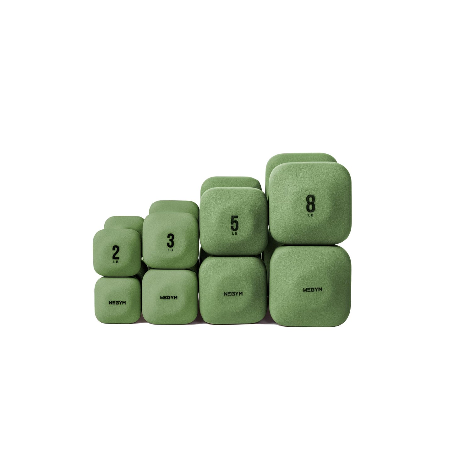 SafeGrip Dumbbells, Anti-Slip, Anti-Roll, Thick Handles, Free Weights, Square Dumbbells for Secure Workouts at Home, Weightlifting, and Personal Training