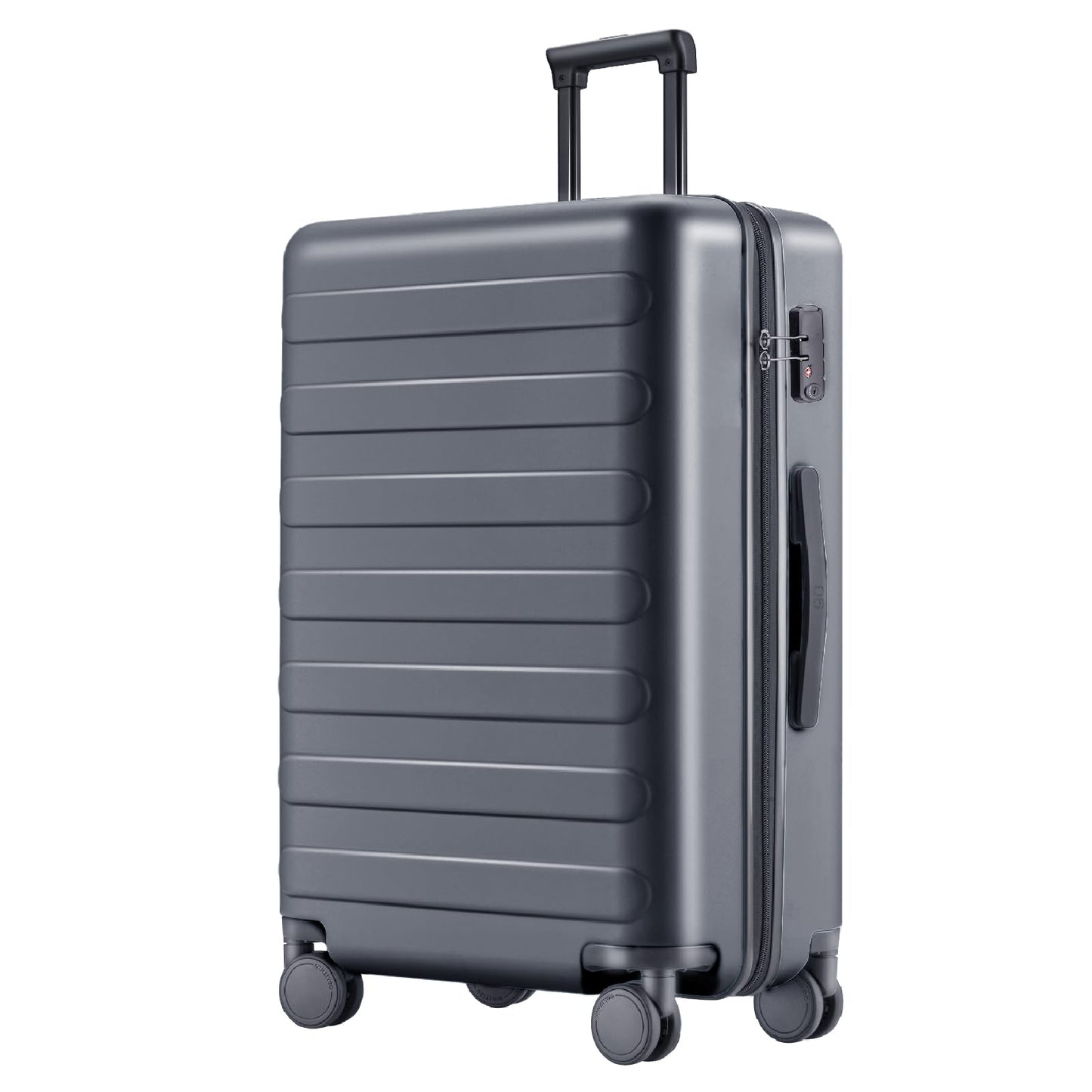 NINETYGO Carry On Luggage 22x14x9 Airline Approved, 20 Inch Luggage with Smooth Spinner Wheels, Lightweight, Hard Shell PC Suitcase Carry-On, Travel Luggage, TSA Approved (Pink, Rhine Basic)