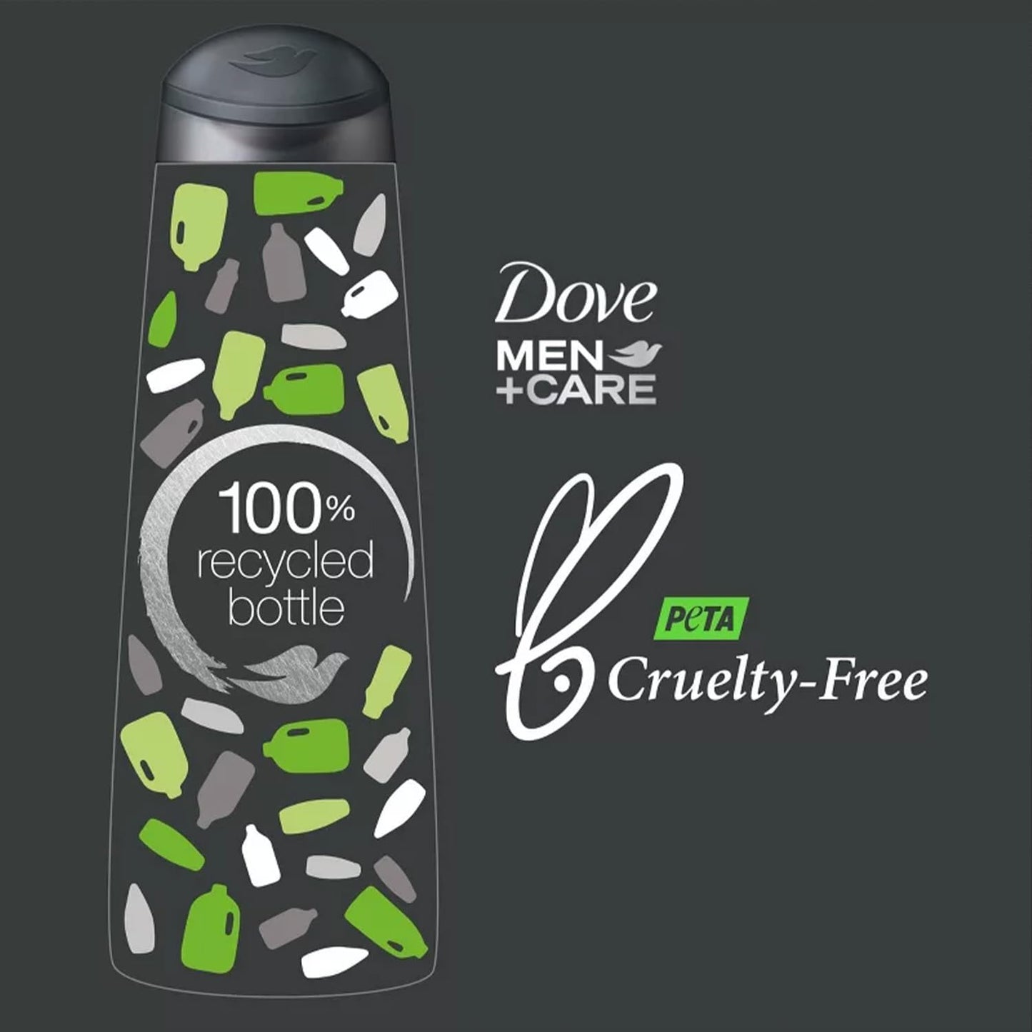 Dove Men+Care Travel Essentials Bundle – Extra Fresh Body & Face Wash & Fresh + Clean 2-in-1 Shampoo, 3 Oz Ea