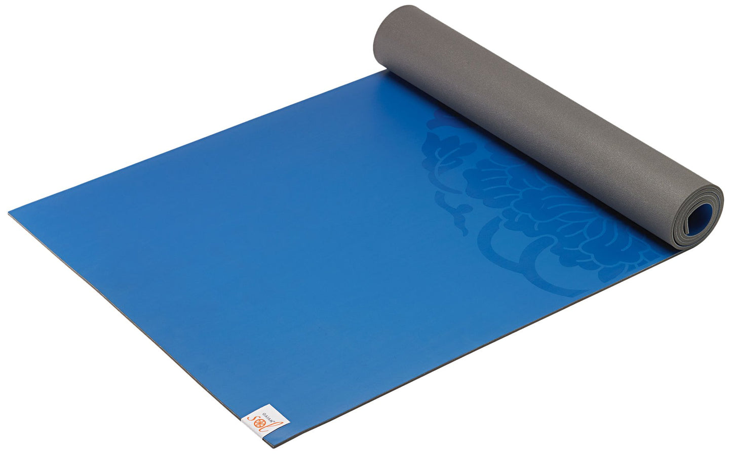 Gaiam Dry-Grip Yoga Mat - 5mm Thick Non-Slip Exercise & Fitness Mat for Standard or Hot Yoga, Pilates and Floor Workouts - Cushioned Support, Non-Slip Coat - 68 x 24 Inches