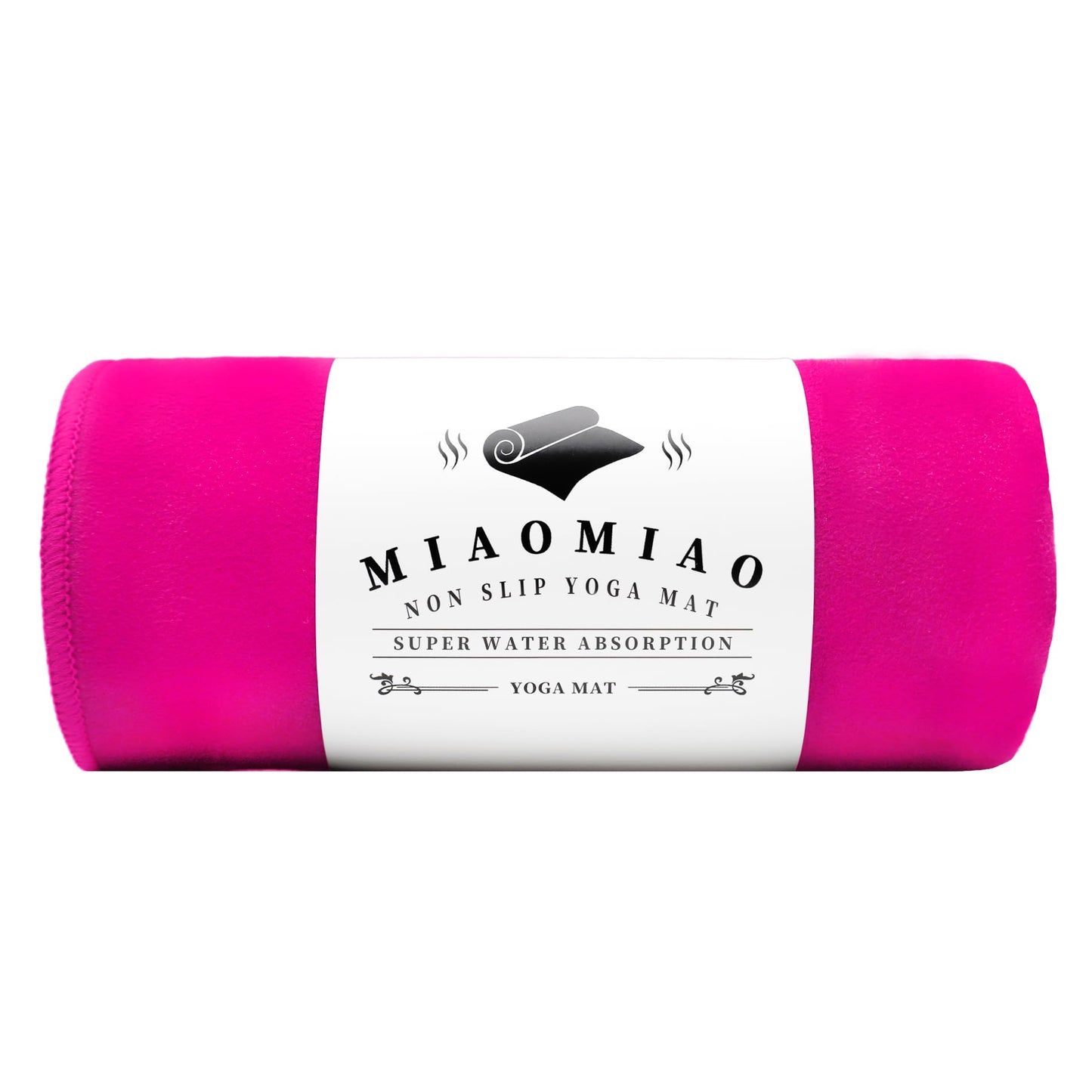 MIAOMIAO Non-Slip Hot Yoga Towel Set, Super Absorbent Microfiber in, 24.5" x 72" - Anti-Slip, Injury Free Design for Pilates, Yoga Mats, Exercise, and Fitness Gear