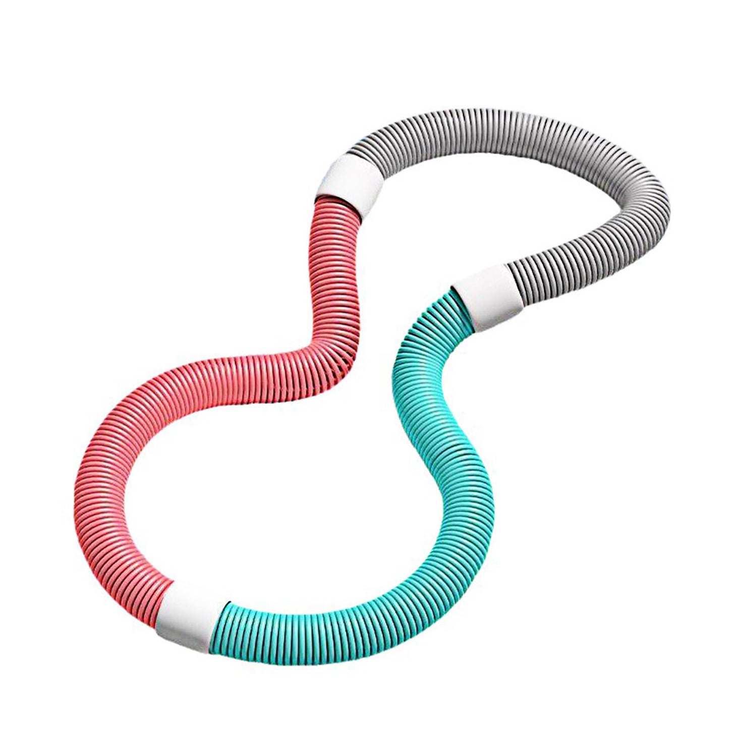 Weighted Foldable HulaHoops for Adults – 3.3 lb Portable Fitness Hoop for Waist Slimming, Postpartum Recovery, Home & Travel Exercise Equipment