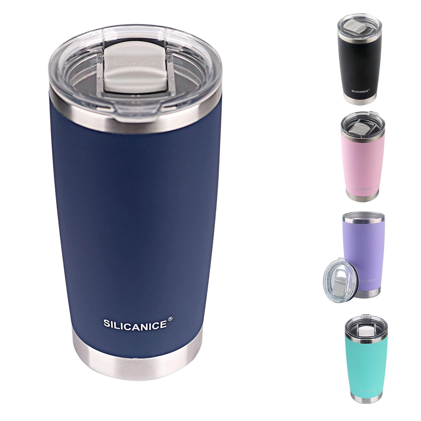Black 20 oz Stainless Steel Double Wall Vacuum Insulated Tumbler with Lid - Dishwasher Safe & Spill Proof Travel Coffee Iced Cup & Mug For Men,Durable Coating Scratch Resistant Outdoor,Hot Cold Drink