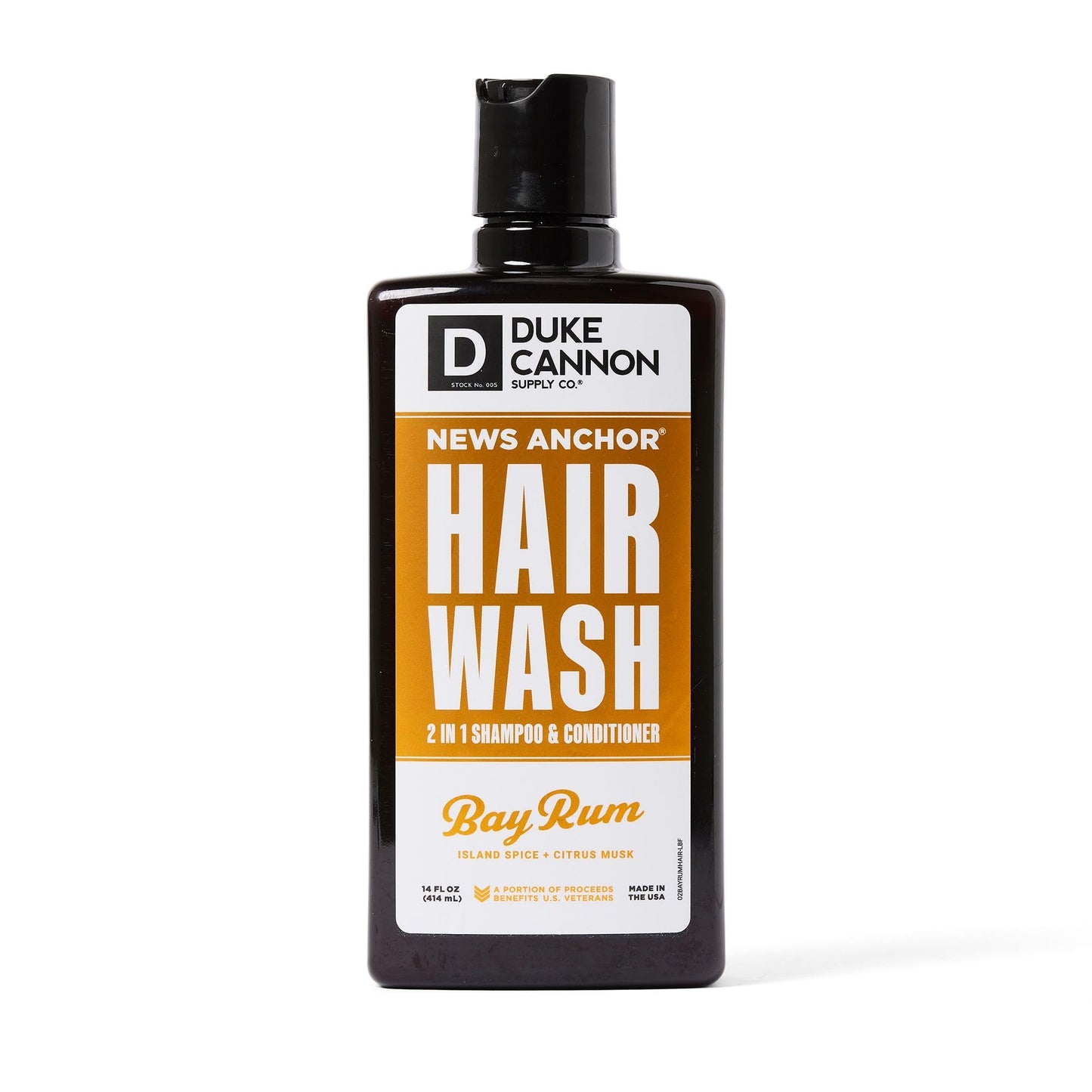 Duke Cannon News Anchor® 2-in-1 Hair Wash - Sawtooth, 14 oz.