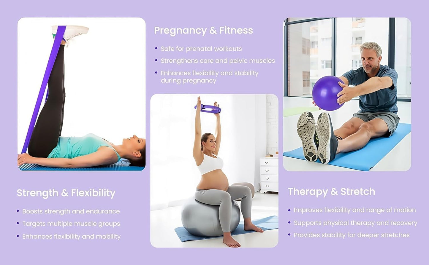 Pilates Essentials Kit for Women, Better Me Pilates Kit, 13-Piece Home Pilates Equipment Set, Perfect for Women's Home Workouts & Beginners
