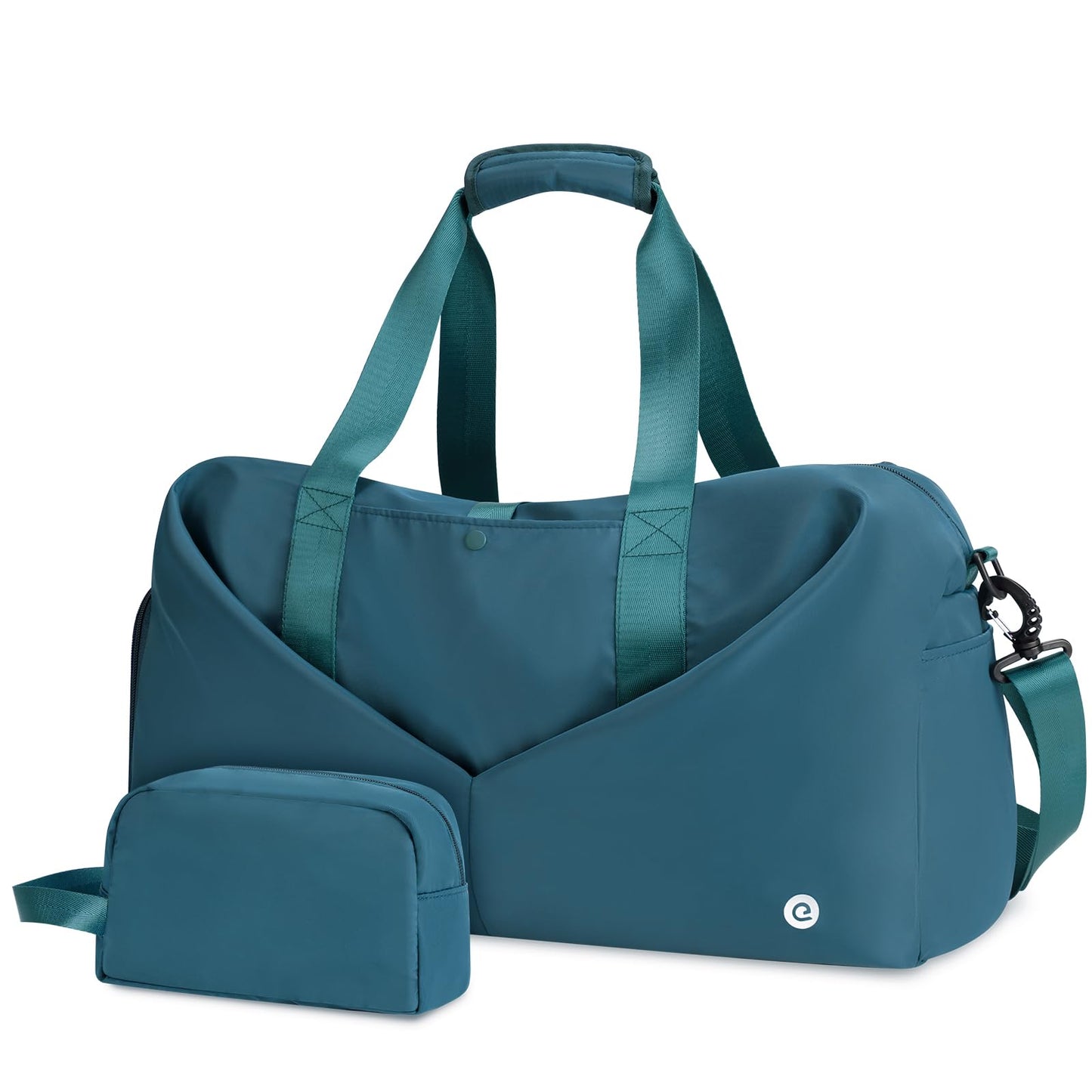 Ceneda 20" Gym Duffel Bag with Wet Pocket Shoes Compartment Portable Overnight Weekender Bag Travel bag Yoga Bag for Women (Celadon)