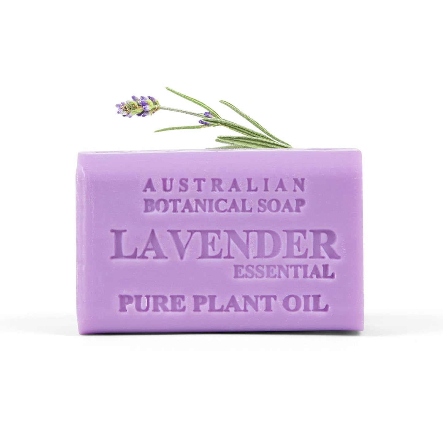 Australian Botanical Soap, Sea Salt, Lemongrass, Pink Lychee, Valencia Orange 6.6 OZ, Luxury Soap Bars Enriched with Shea Butter, Vegan Friendly Assorted Pack of 4