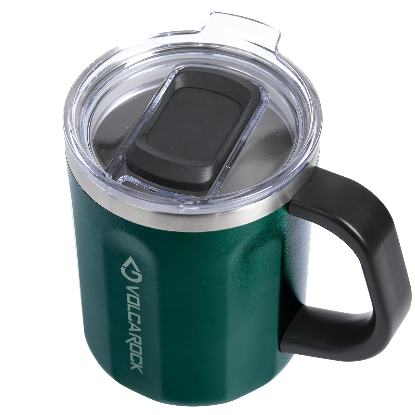 16oz Coffee Mug, Vacuum Insulated Camping Mug with Lid, Double Wall Stainless Steel Travel Tumbler Cup, Coffee Thermos Outdoor, Great for Any Beverage (Brick Red)