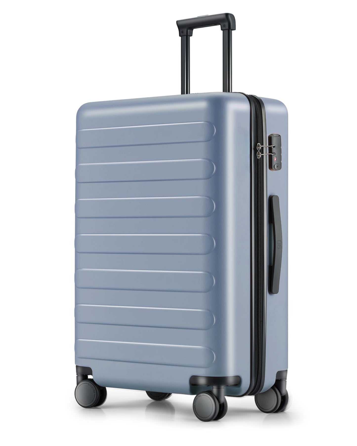 NINETYGO Carry On Luggage 22x14x9 Airline Approved, 20 Inch Luggage with Smooth Spinner Wheels, Lightweight, Hard Shell PC Suitcase Carry-On, Travel Luggage, TSA Approved (Pink, Rhine Basic)
