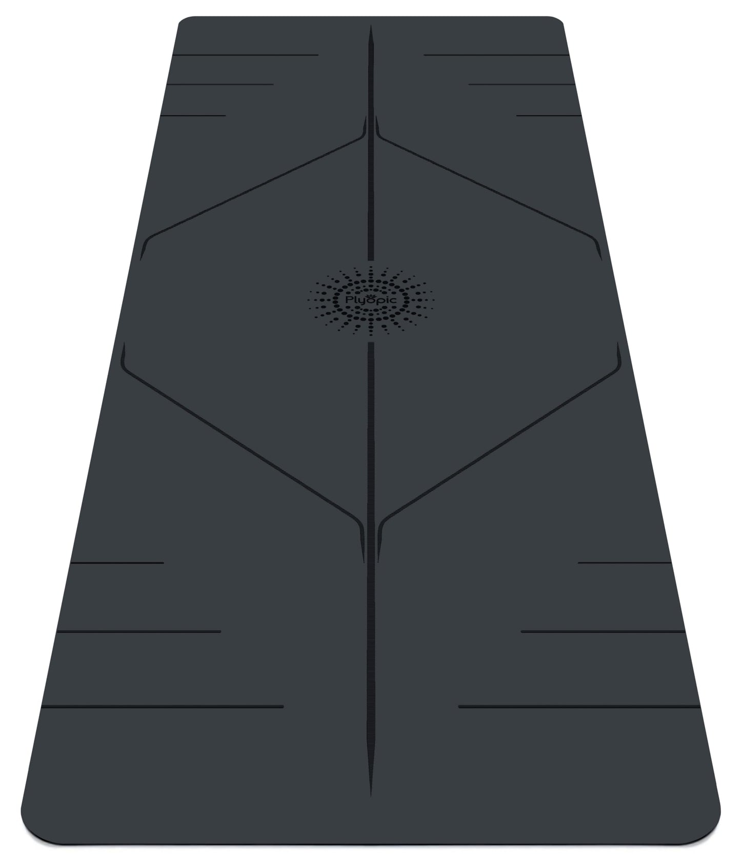 Plyopic. Ultra-Grip Pro Yoga Mat – EXTREME Non-Slip Performance - Dry Grip & Wet Grip - Alignment Lines - Comfortable & Sweat Resistant - For Yoga, Pilates, Exercise, Workout, Bikram & Hot Yoga