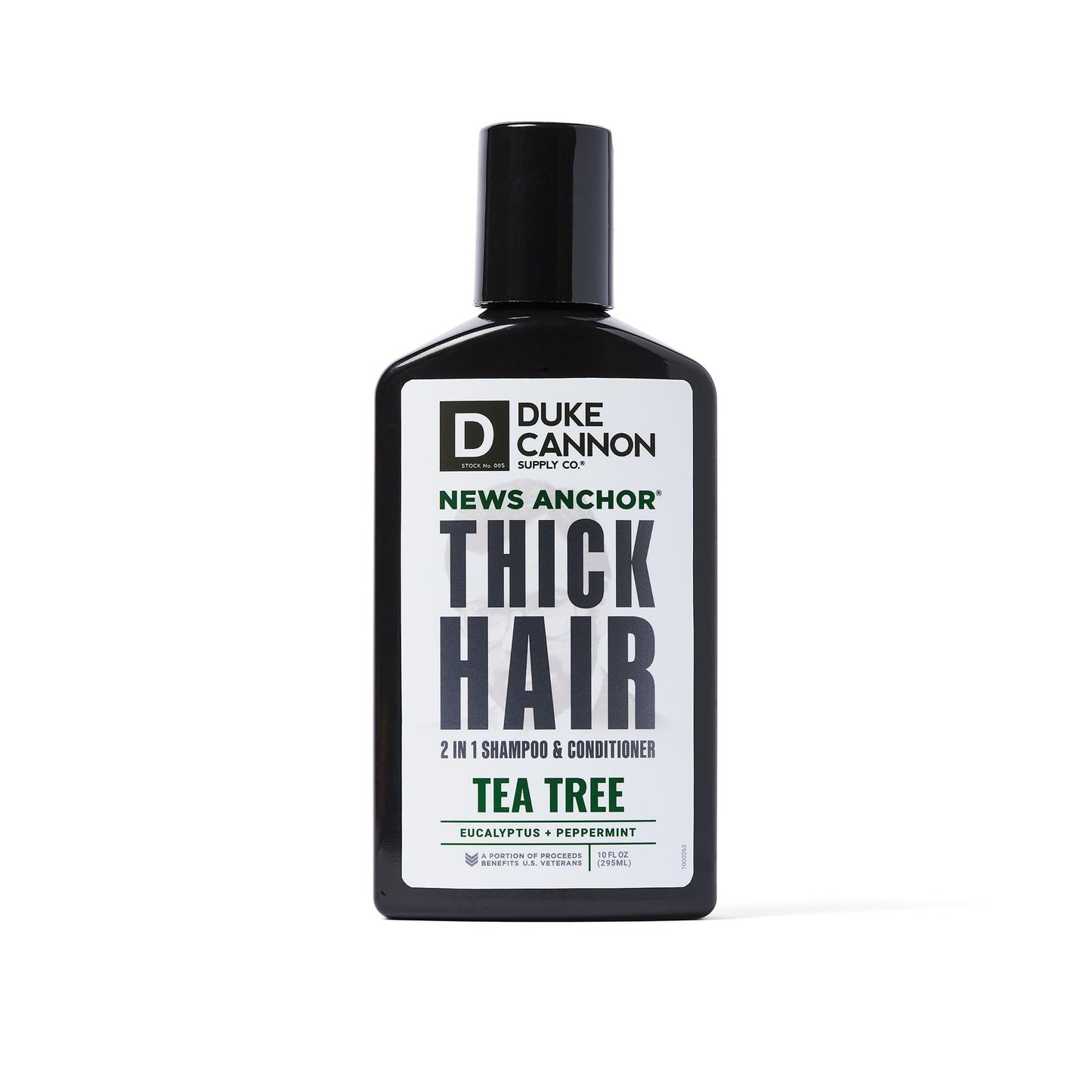Duke Cannon News Anchor 2-in-1 Hair Wash - Bay Rum, 10 fl. oz, Stimulating Hair Shampoo & Conditioner