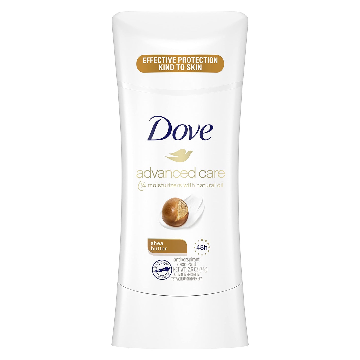 Dove Advanced Care Antiperspirant Caring Coconut, 2 Count Deodorant Stick for Women, for 48 Hour Protection And Soft And Comfortable Underarms, 2.6 oz
